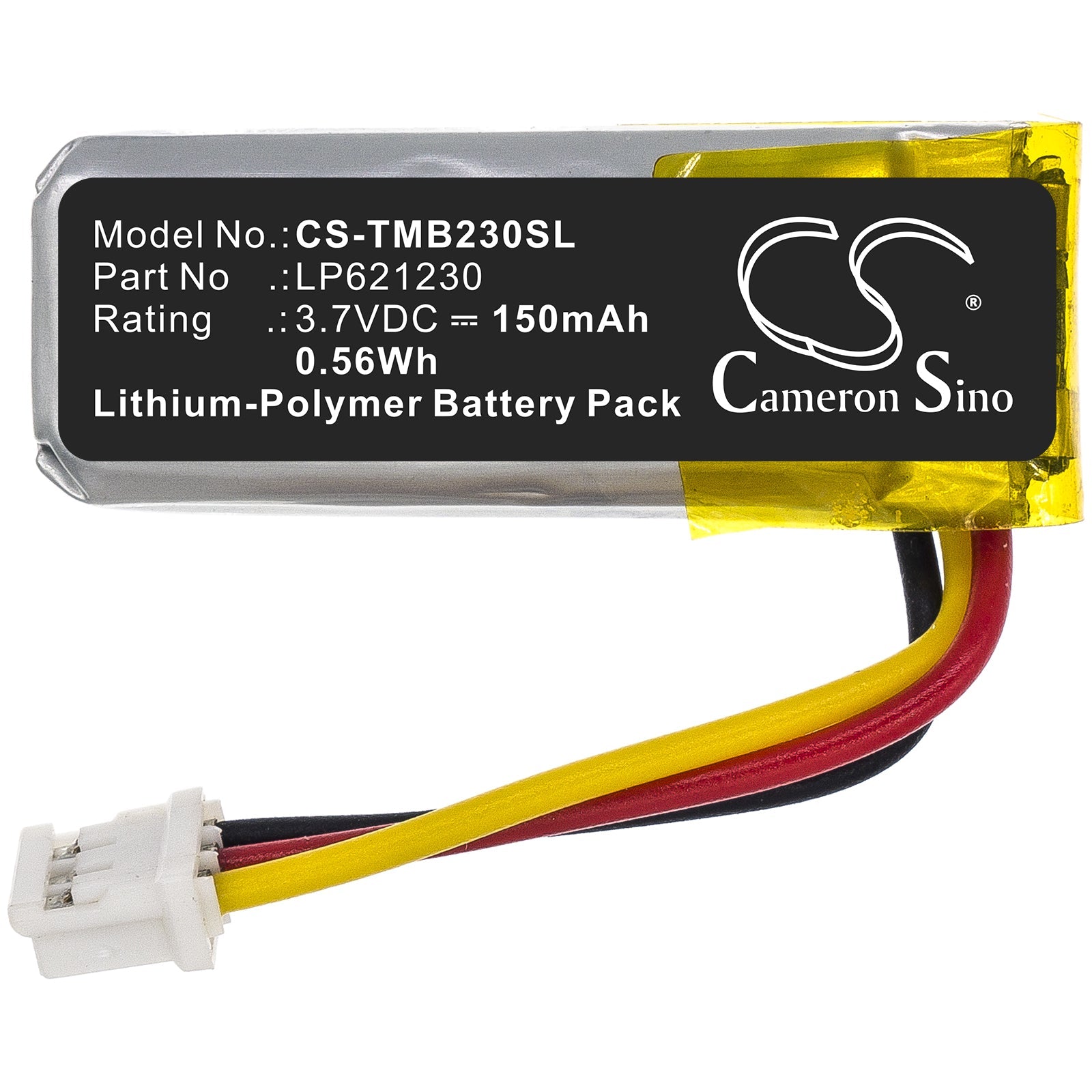 Li-Polymer Battery fits Teltonika, Lp621230 3.7V, 150mAh Equipment & Survey & Test Cameron Sino Technology Limited