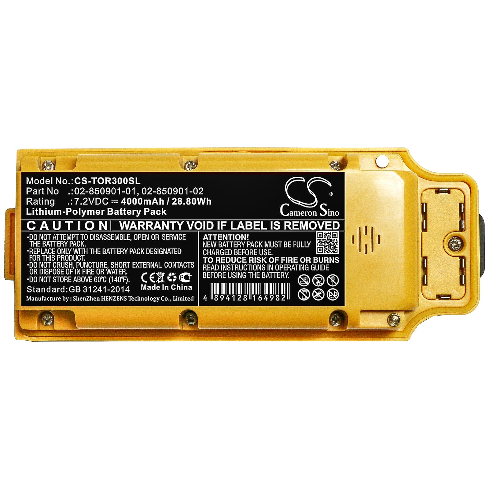 Li-Polymer Battery fits Topcon, Gr-3, Gr-5 7.2V, 4000mAh Equipment & Survey & Test Cameron Sino Technology Limited