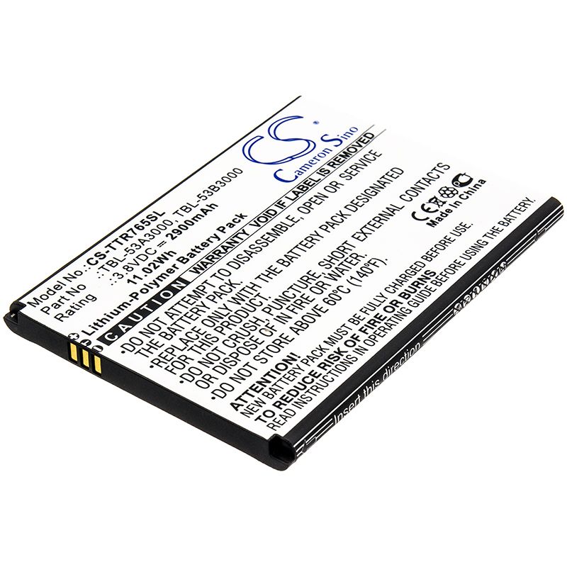 Li-Polymer Battery fits Tp-link, M7650 3.8V, 2900mAh Hotspot Cameron Sino Technology Limited