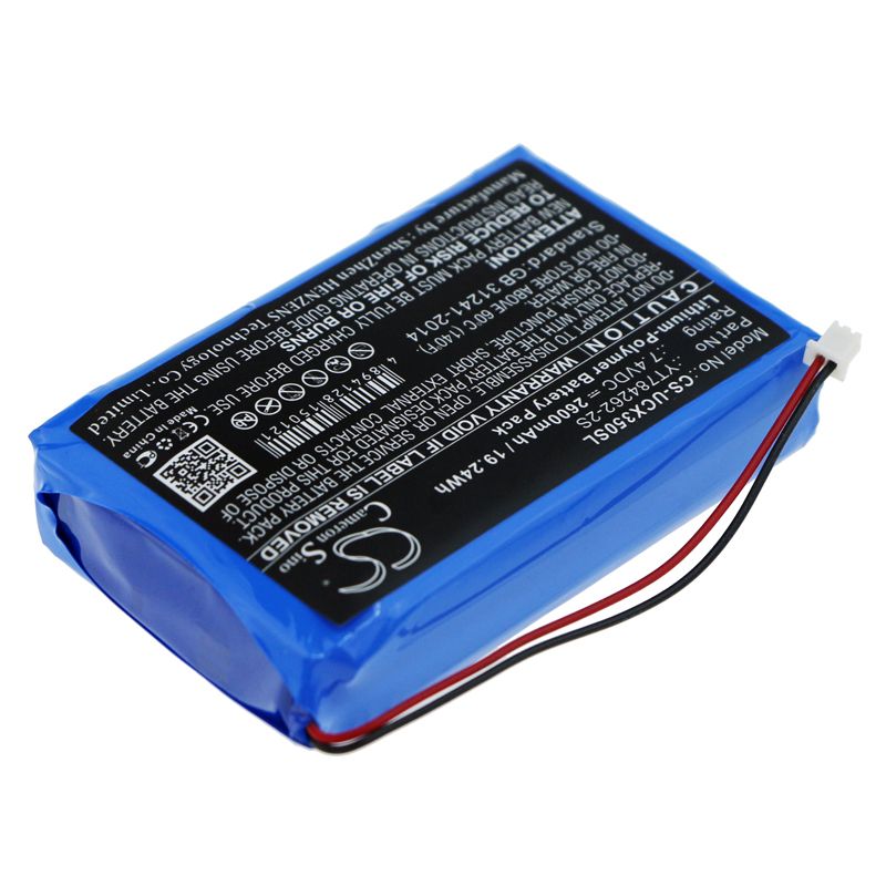 Li-Polymer Battery fits Uniwell, Cx3500 7.4V, 2600mAh Cash Register Cameron Sino Technology Limited