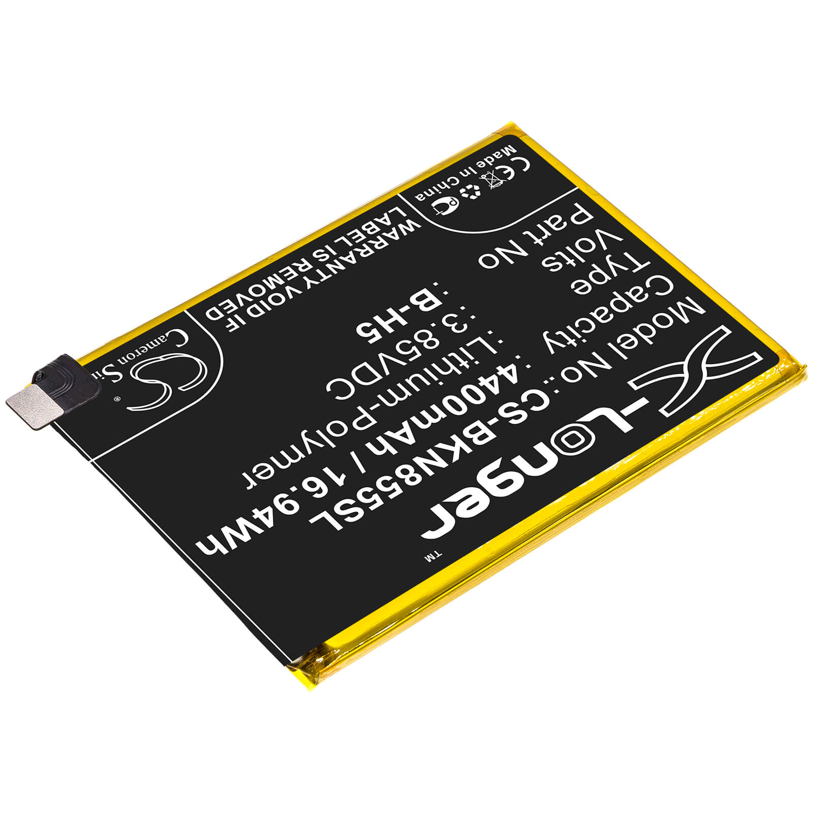 Li-Polymer Battery fits Vivo, Iqoo Neo 855s Racing, V1936l 3.85V, 4400mAh Mobile & SmartPhone Cameron Sino Technology Limited