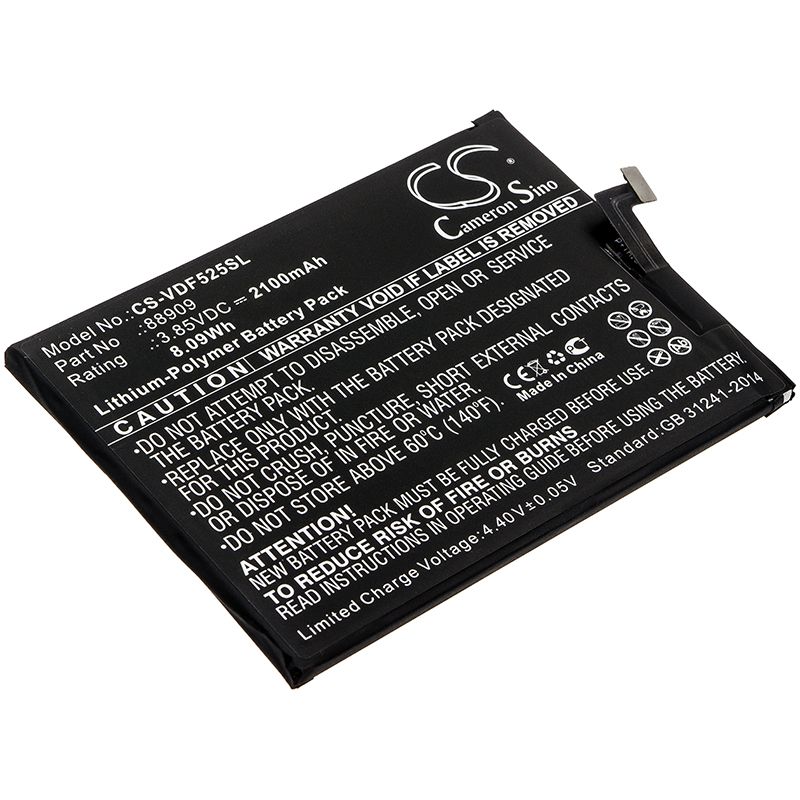 Li-Polymer Battery fits Vodafone, 88909, Vfd 525 3.85V, 2100mAh Mobile & SmartPhone Cameron Sino Technology Limited