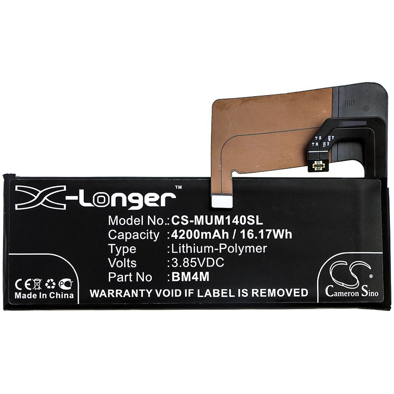 Li-Polymer Battery fits Xiaomi, M2001j1g, Mi 10 Pro 3.85V, 4200mAh Mobile & SmartPhone Cameron Sino Technology Limited