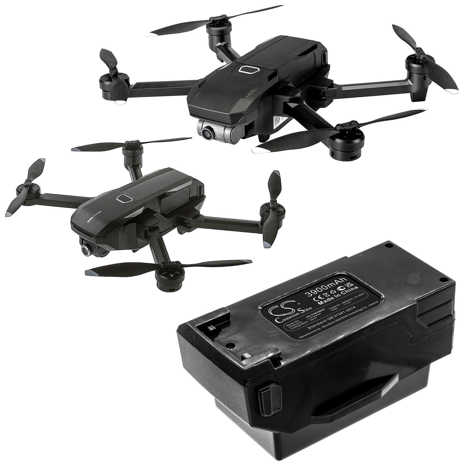 Li-Polymer Battery fits Yuneec, Mantis G, Mantis Q 11.4V, 3900mAh Drones Cameron Sino Technology Limited