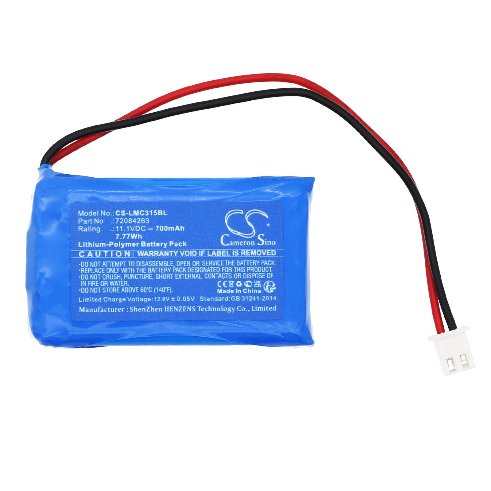 Li-Polymer, Cash Register Battery fits Olympia Nc315, Nc325, 11.1V, 700mAh Cash Register Cameron Sino Technology Limited