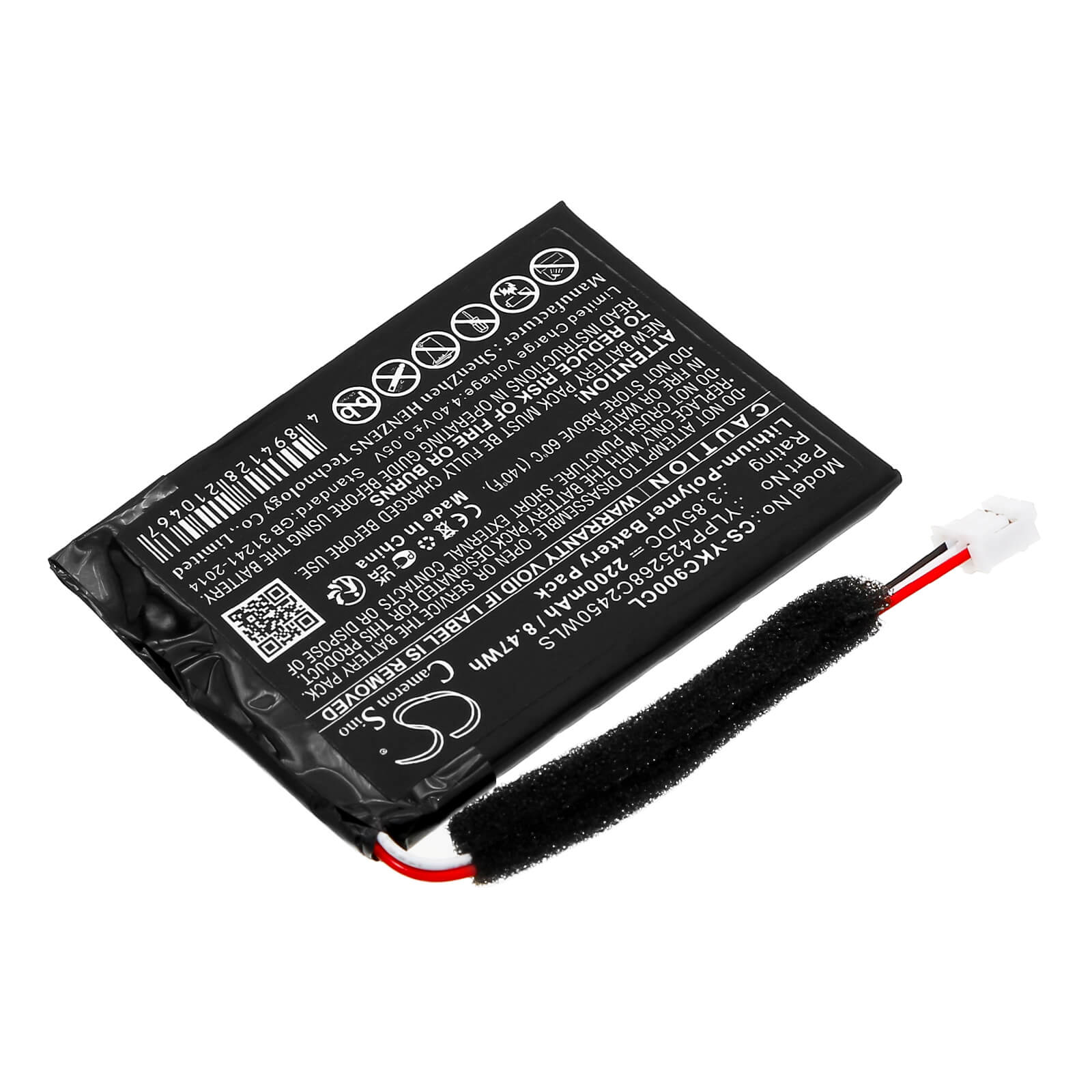 Li-Polymer, Communication & Conferencing Battery fits Yealink Cp900, 3.85V, 2400mAh Communication & Conferencing Cameron Sino Technology Limited
