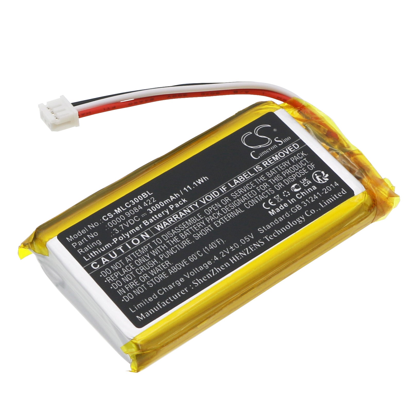 Li-Polymer, Crane Remote Control Battery fits Meiller Isar-control, Isar-control 3, 3.7V, 3000mAh Crane Remote Control Cameron Sino Technology Limited