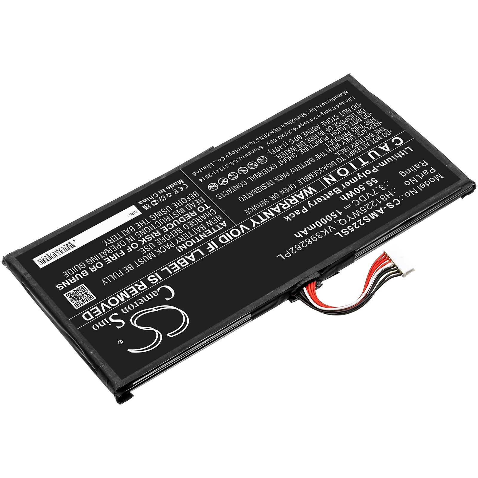 Li-Polymer, Diagnostic Scanner Battery fits Autel Maxisys Elite, 3.7V, 15000mAh Diagnostic Scanner Cameron Sino Technology Limited