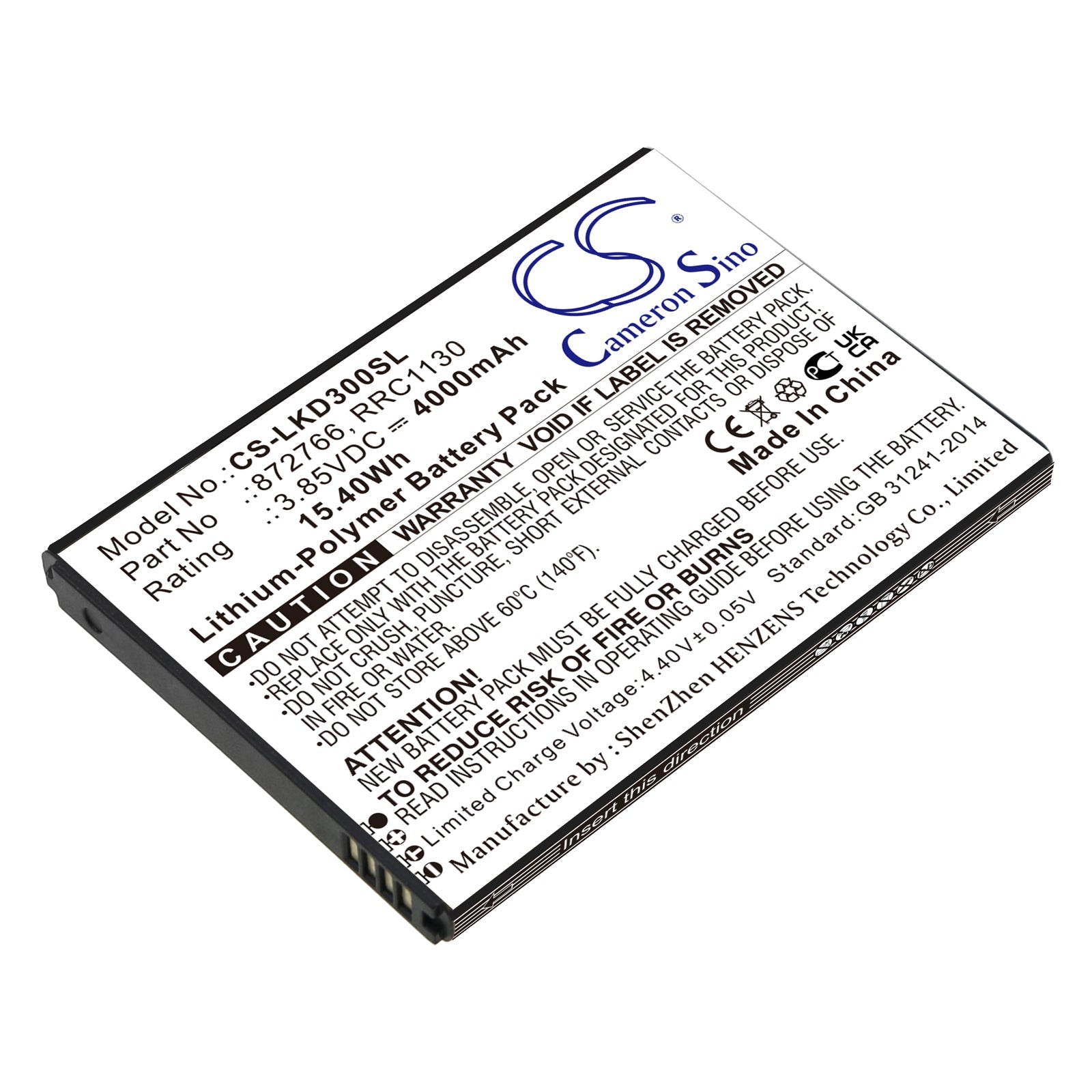 Li-Polymer, Equipment, Survey, Test Battery fits Fischer 1007334, Feritscope Dmp30, 3.85V, 4000mAh Equipment, Survey, Test Cameron Sino Technology Limited