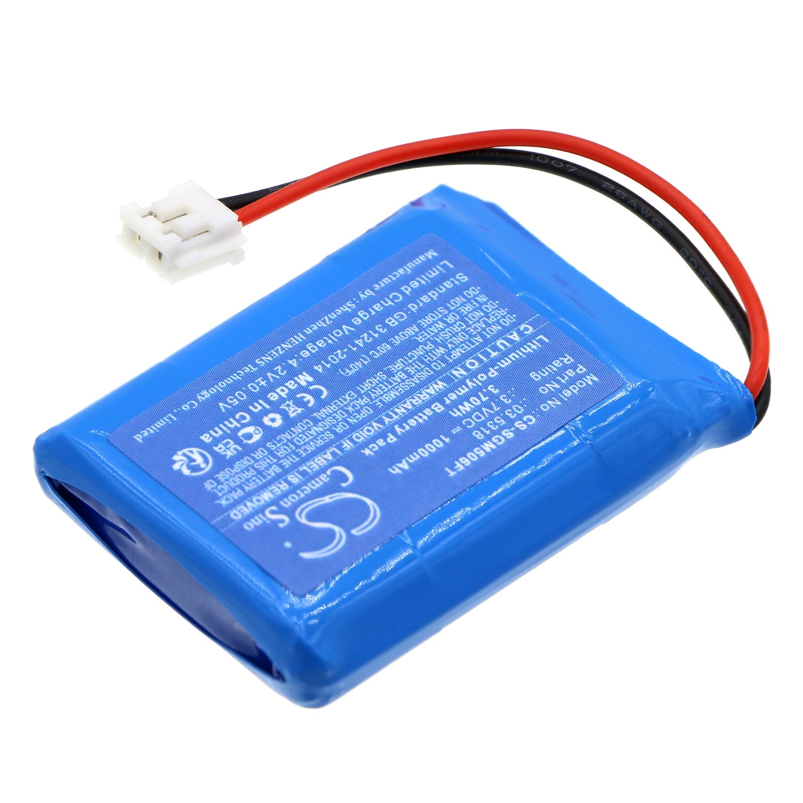 Li-Polymer, Flashlight Battery fits Scangrip 03.5060, Miniform Cob Led, 3.7V, 1000mAh Flashlight Cameron Sino Technology Limited