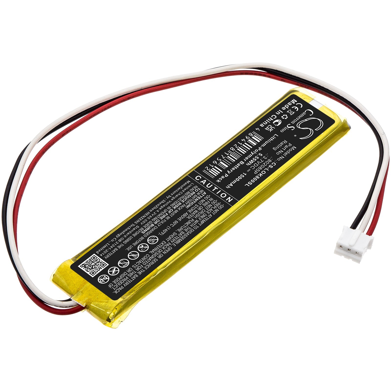 Li-Polymer, Keyboard,Mouse Battery fits Logitech K800, 3.7V, 1500mAh Keyboard,Mouse Cameron Sino Technology Limited