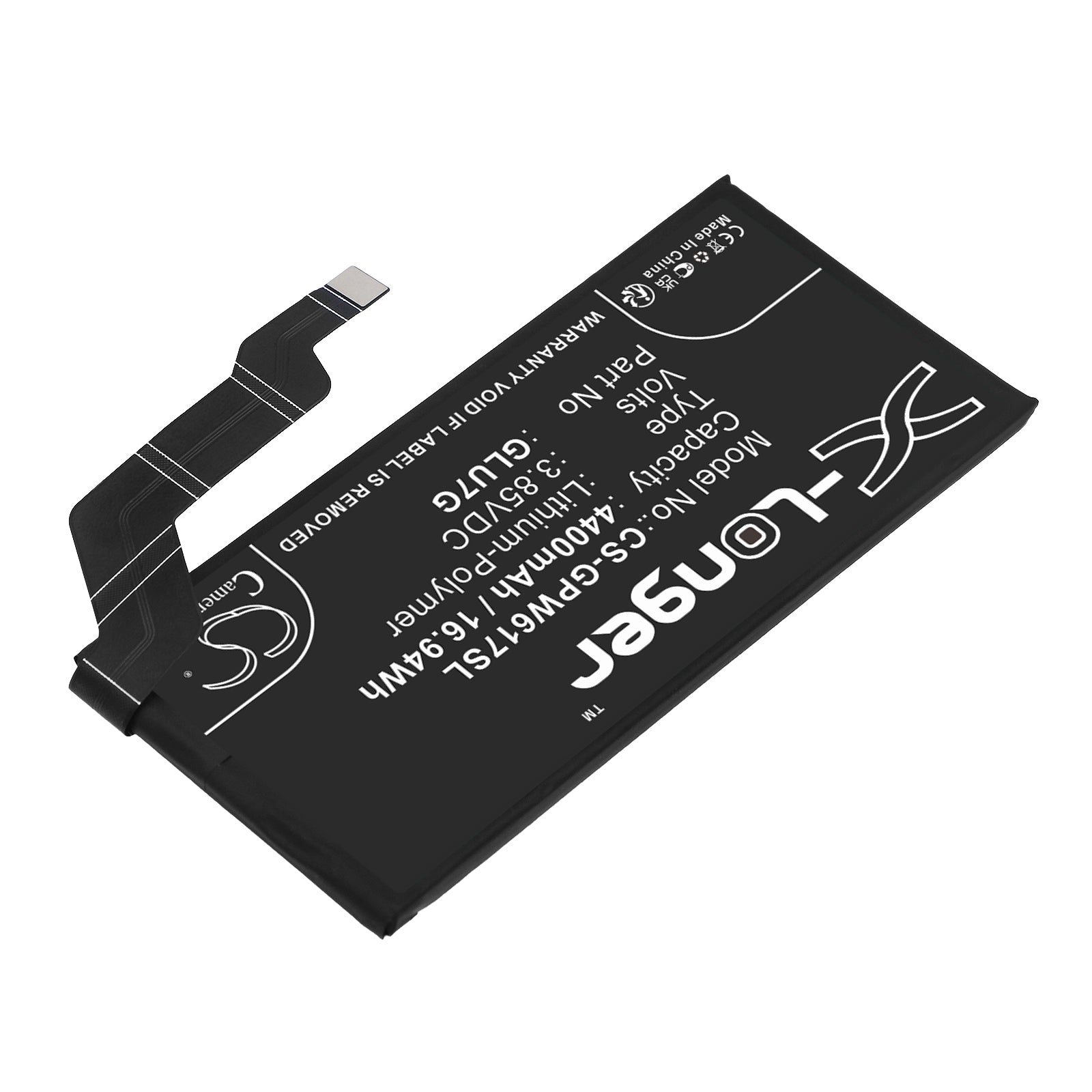 Li-Polymer, Mobile, SmartPhone Battery fits Google G1azg, Gb17l, 3.85V, 4400mAh Mobile, SmartPhone Cameron Sino Technology Limited