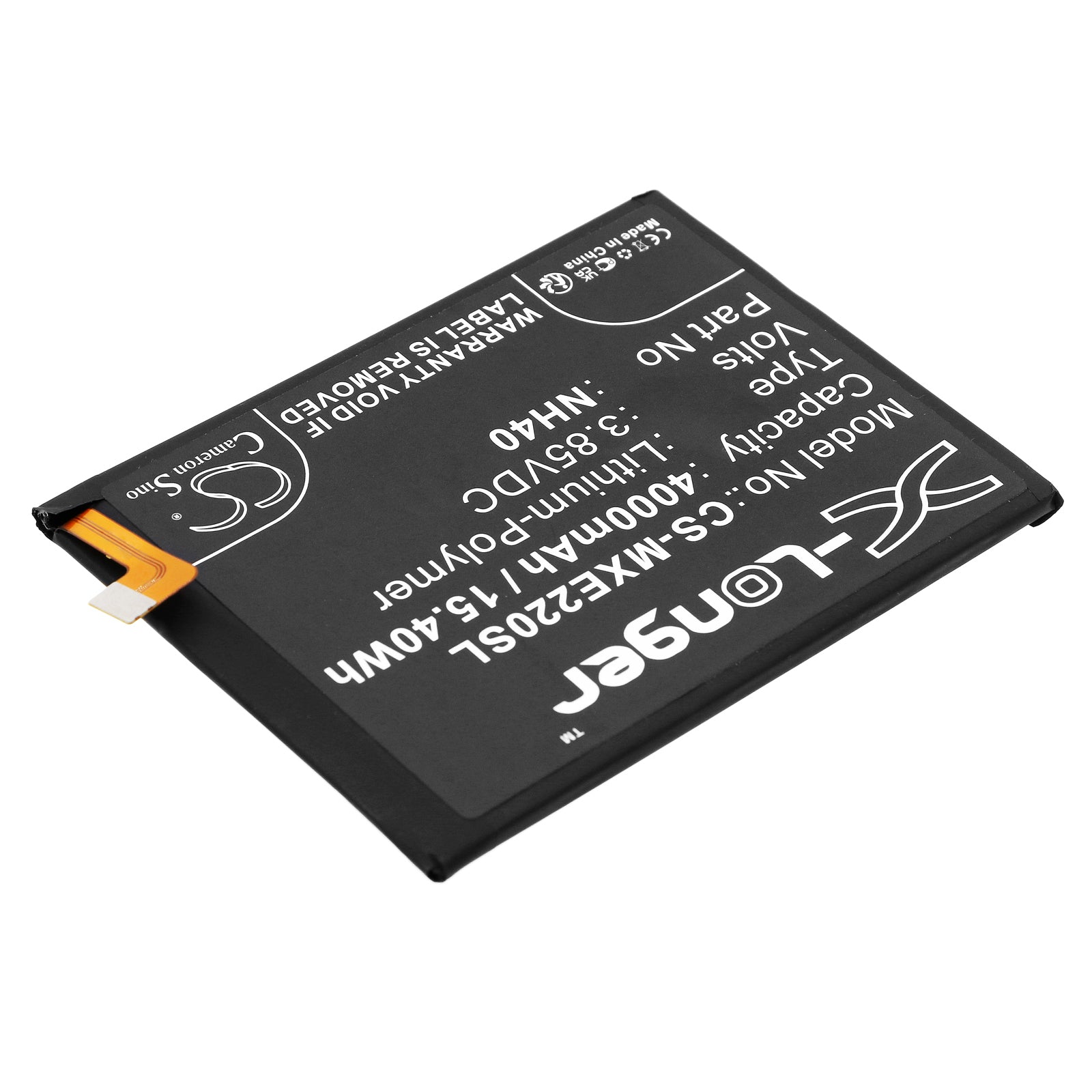 Li-Polymer, Mobile, SmartPhone Battery fits Motorola Moto E22, Moto E22 2022, 3.85V, 4000mAh Mobile & SmartPhone Cameron Sino Technology Limited