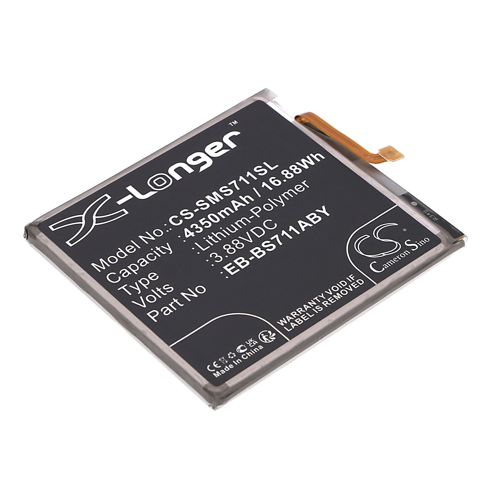 Li - Polymer, Mobile, SmartPhone Battery fits Samsung Galaxy S23 Fe, Galaxy S23 Fe 5g, 3.88V, 4350mAh - Batterybuyer.ca