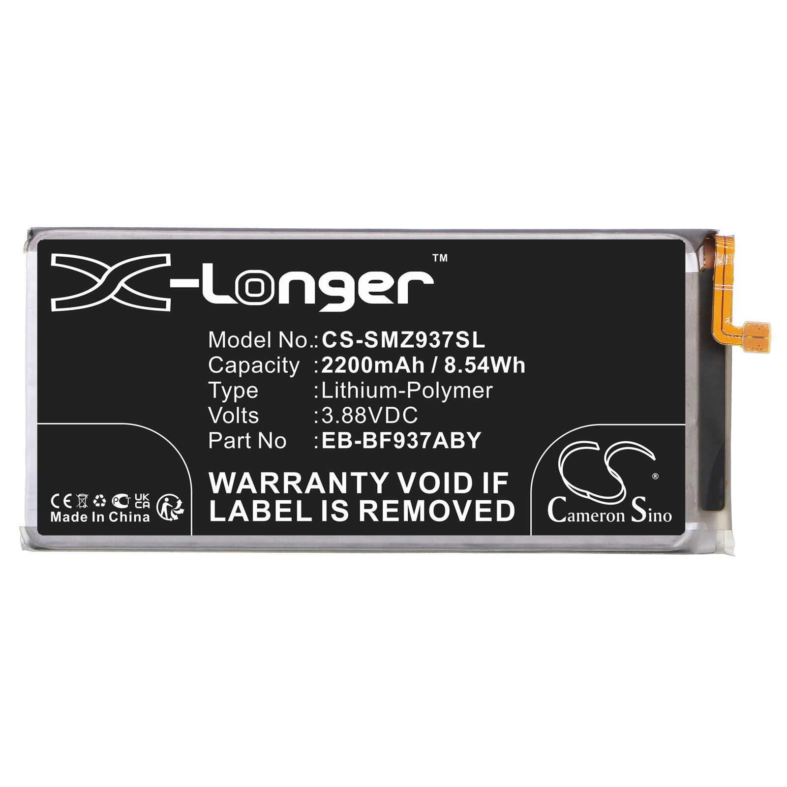 Li-Polymer, Mobile, SmartPhone Battery fits Samsung Galaxy Z Fold4, Sc-55c, 3.88V, 2200mAh Mobile & SmartPhone Cameron Sino Technology Limited