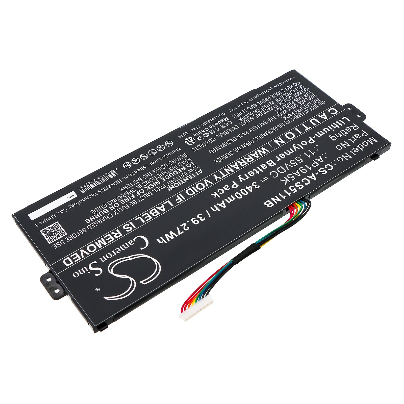 Li-Polymer, Notebook, Laptop Battery fits Acer Aspire 5 A515-43, Aspire 5 A515-54, 11.55V, 3400mAh Notebook, Laptop Cameron Sino Technology Limited
