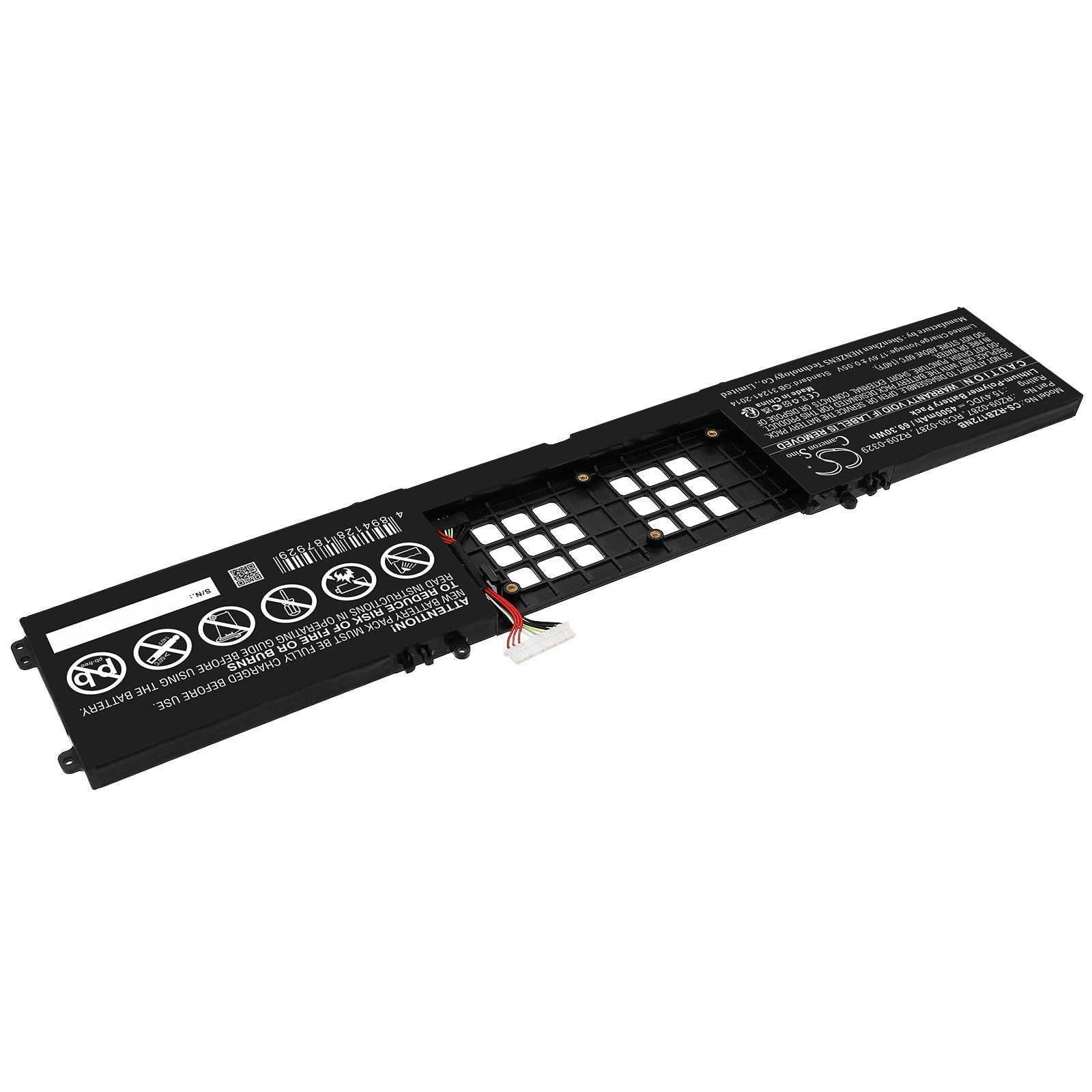 Li-Polymer, Notebook, Laptop Battery fits Razer Blade 17 4k 120hz Rtx 3080 (20, Blade 17 4k Touch 120hz Geforc, 15.4V, 4500mAh Notebook, Laptop Cameron Sino Technology Limited