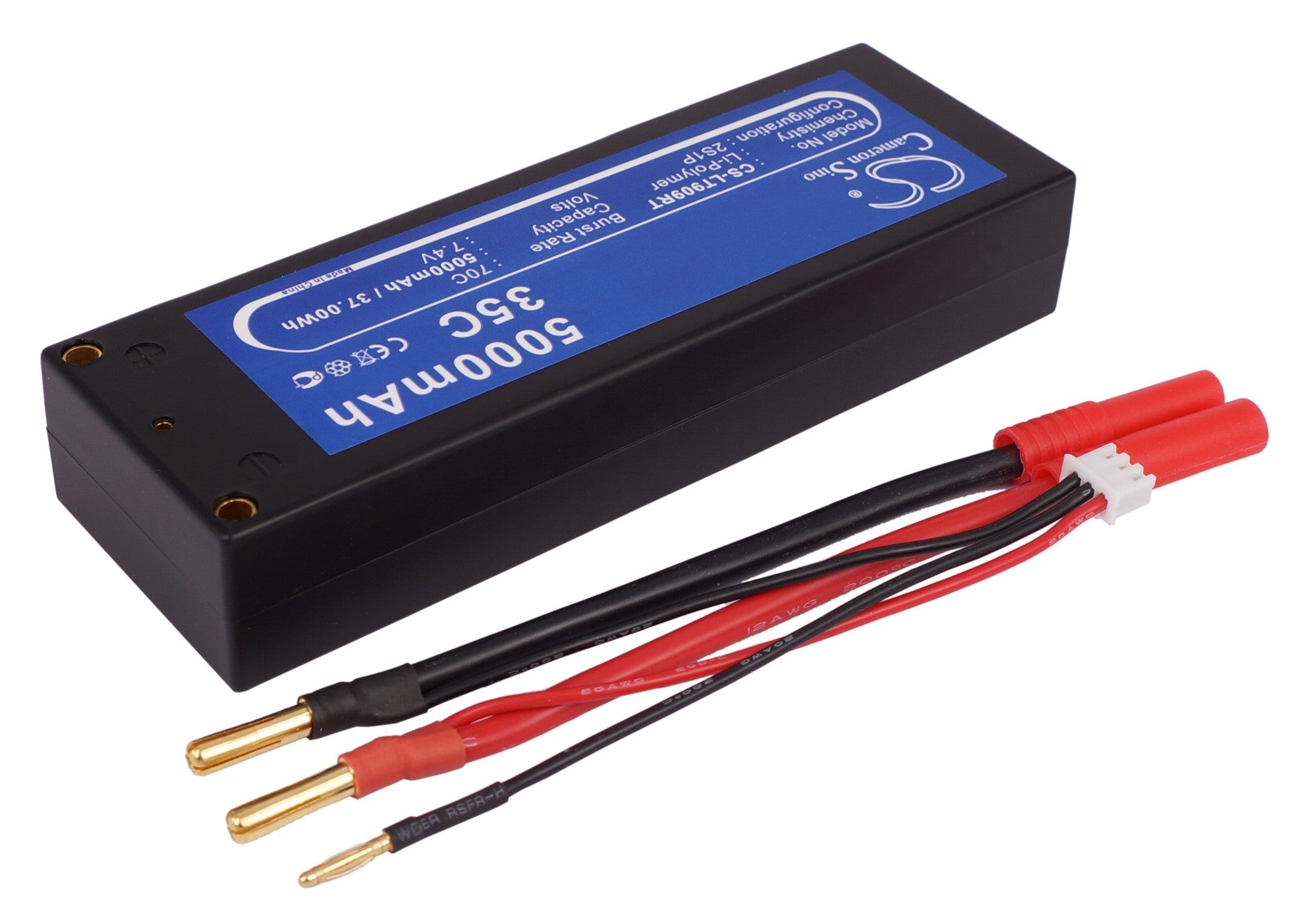 Li-Polymer, RC Battery fits Rc Cs-lt909rt 7.4V, 5000mAh RC Cameron Sino Technology Limited