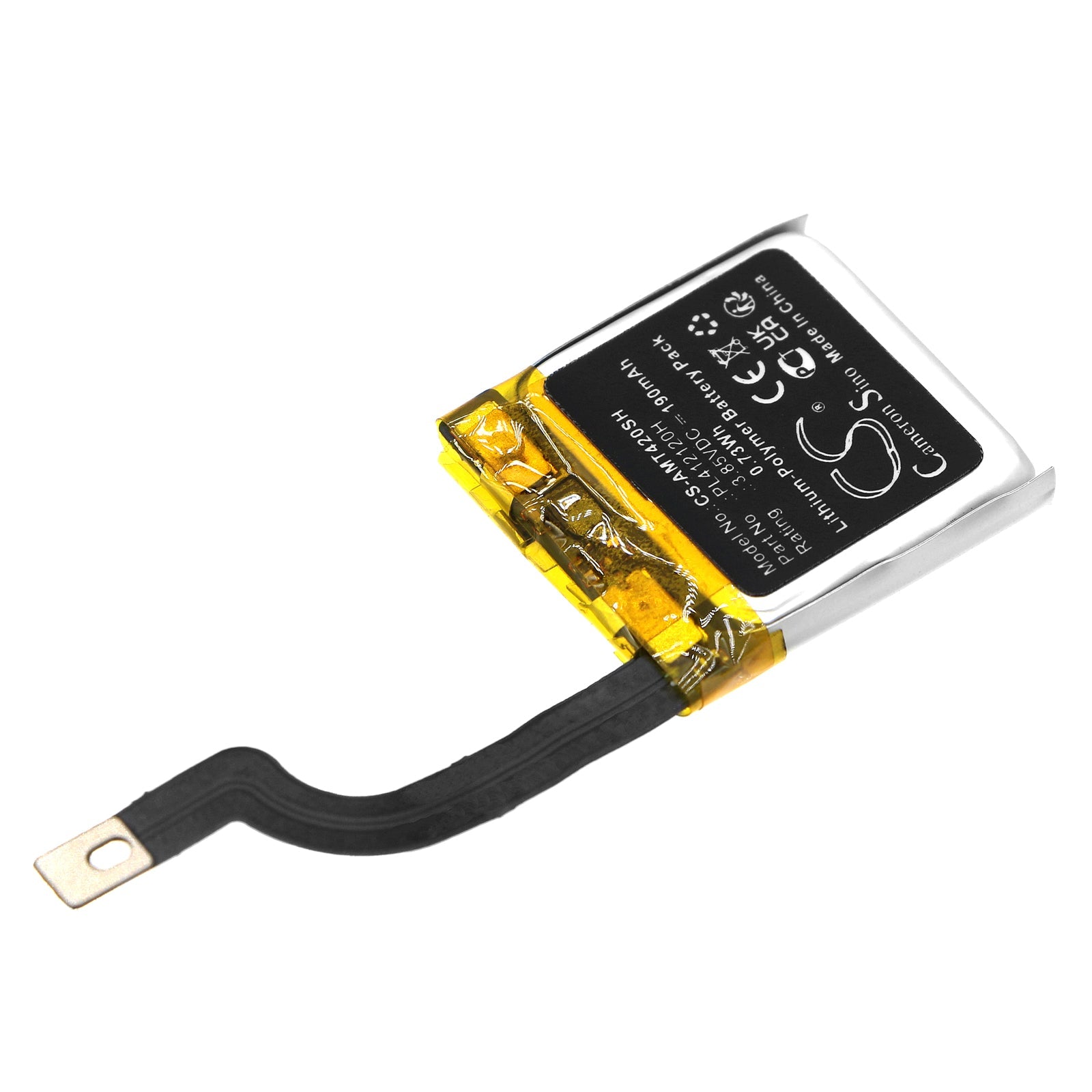 Li-Polymer, Smartwatch Battery fits Amazfit Gtr 42mm, 3.85V, 190mAh Smartwatch Cameron Sino Technology Limited