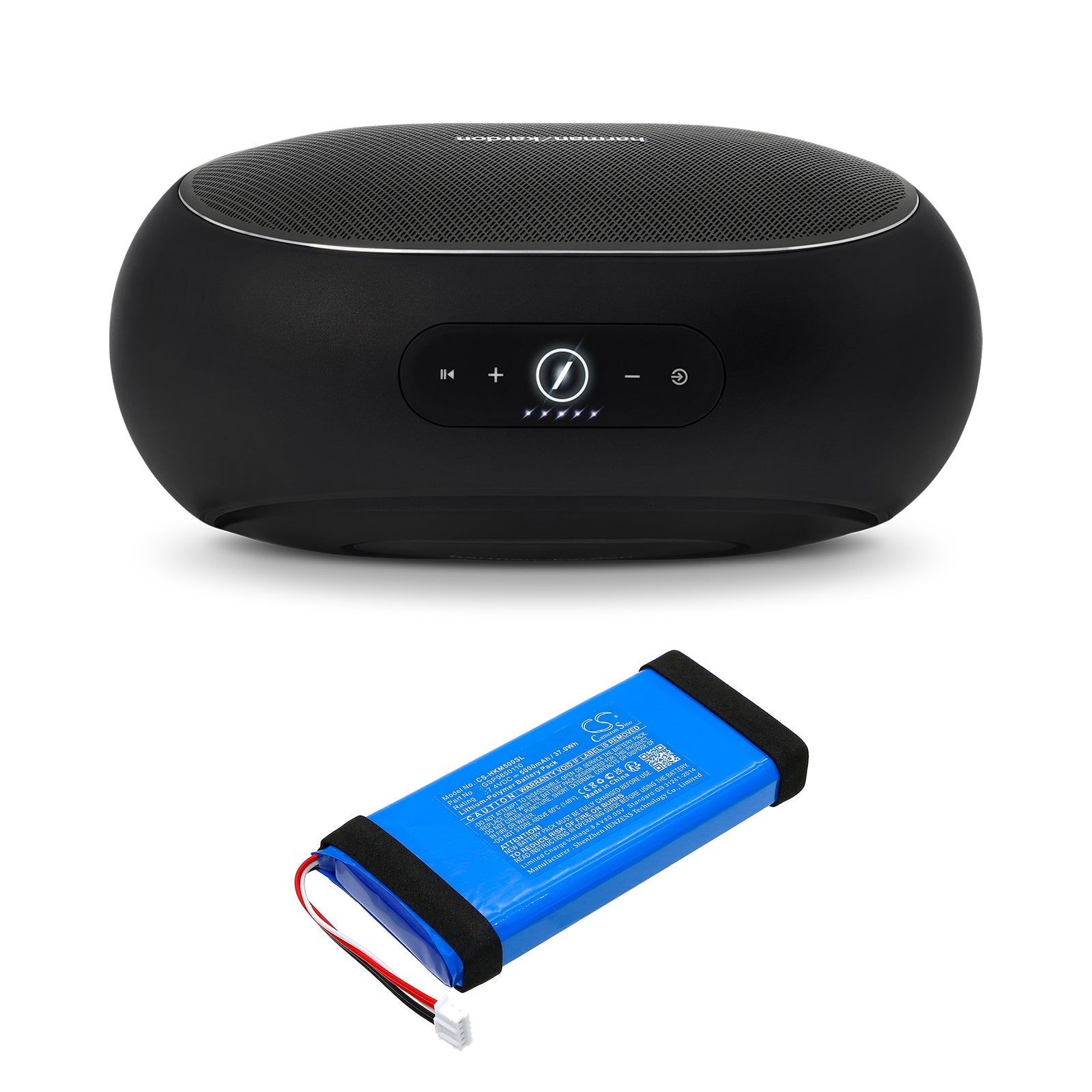 Li-Polymer, Speaker Battery fits Harman/kardon Omni 50 Plus, Omni 50+, 7.4V, 5000mAh Speaker Cameron Sino Technology Limited