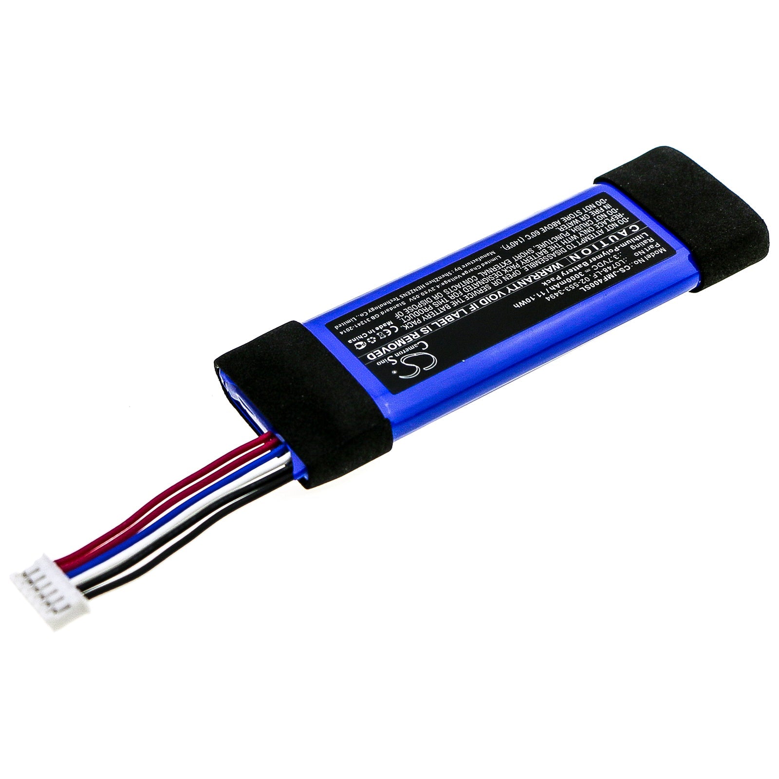 Li-Polymer Speaker Battery fits Jbl, Flip Essential 3.7V, 3000mAh Speaker Cameron Sino Technology Limited
