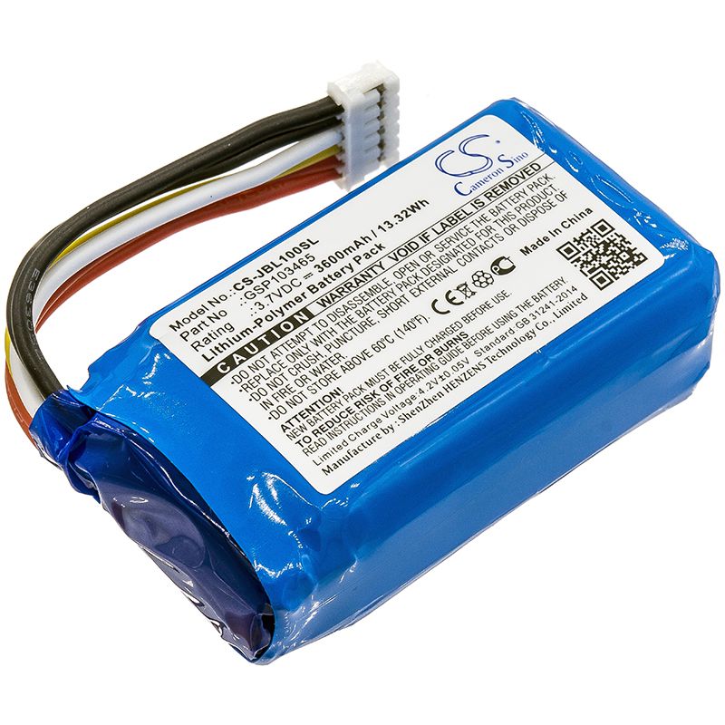 Li-polymer Speaker Battery Fits Jbl, Link 10 3.7v, 3600mah Speaker Cameron Sino Technology Limited