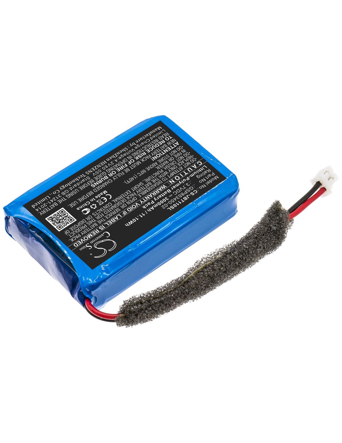 Li-Polymer Speaker Battery fits Jbl, Turbo 3.7V, 3000mAh Speaker Cameron Sino Technology Limited