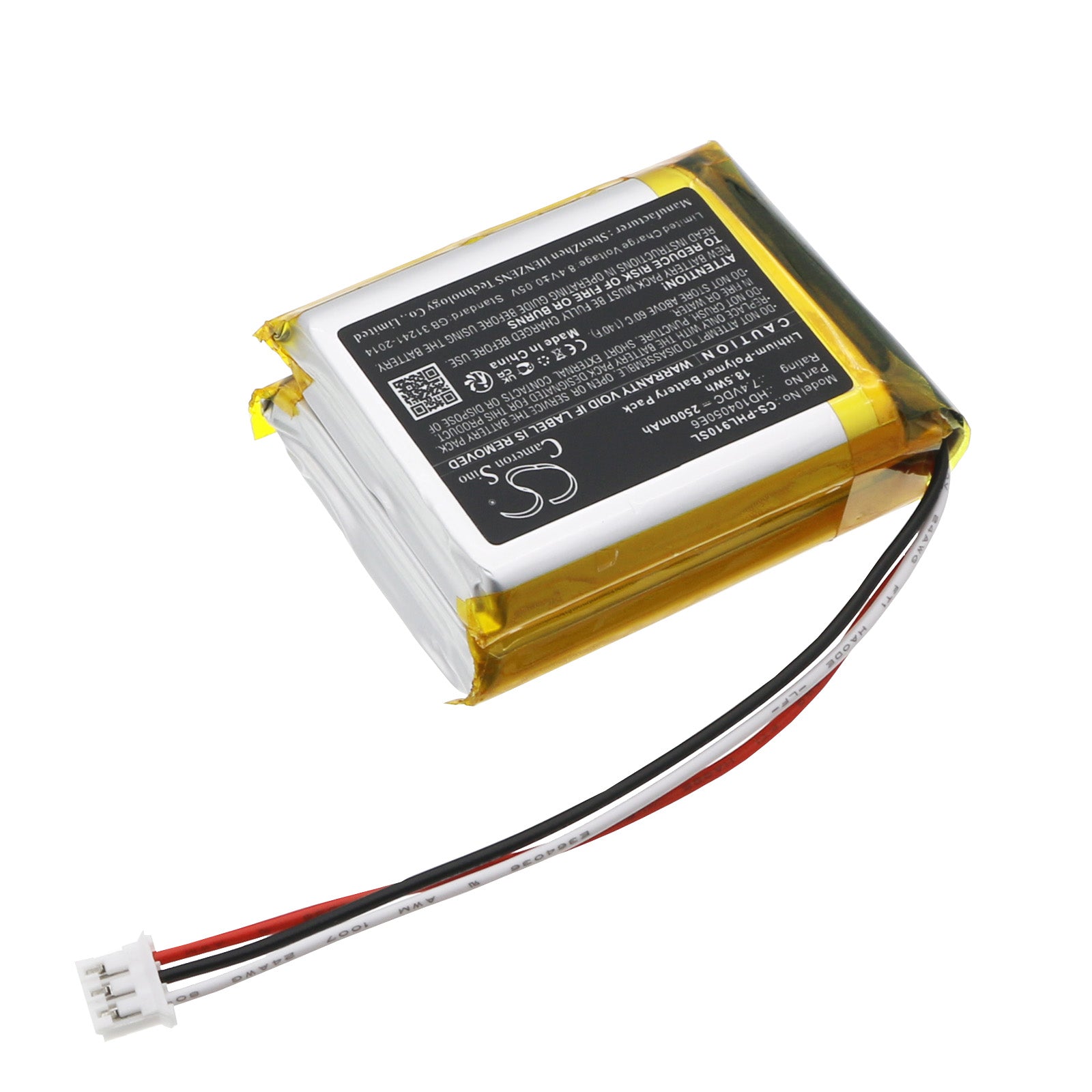 Li-Polymer, Speaker Battery fits Philips Fidelio E6, Fidelio Htl9100, 7.4V, 2500mAh Speaker Cameron Sino Technology Limited