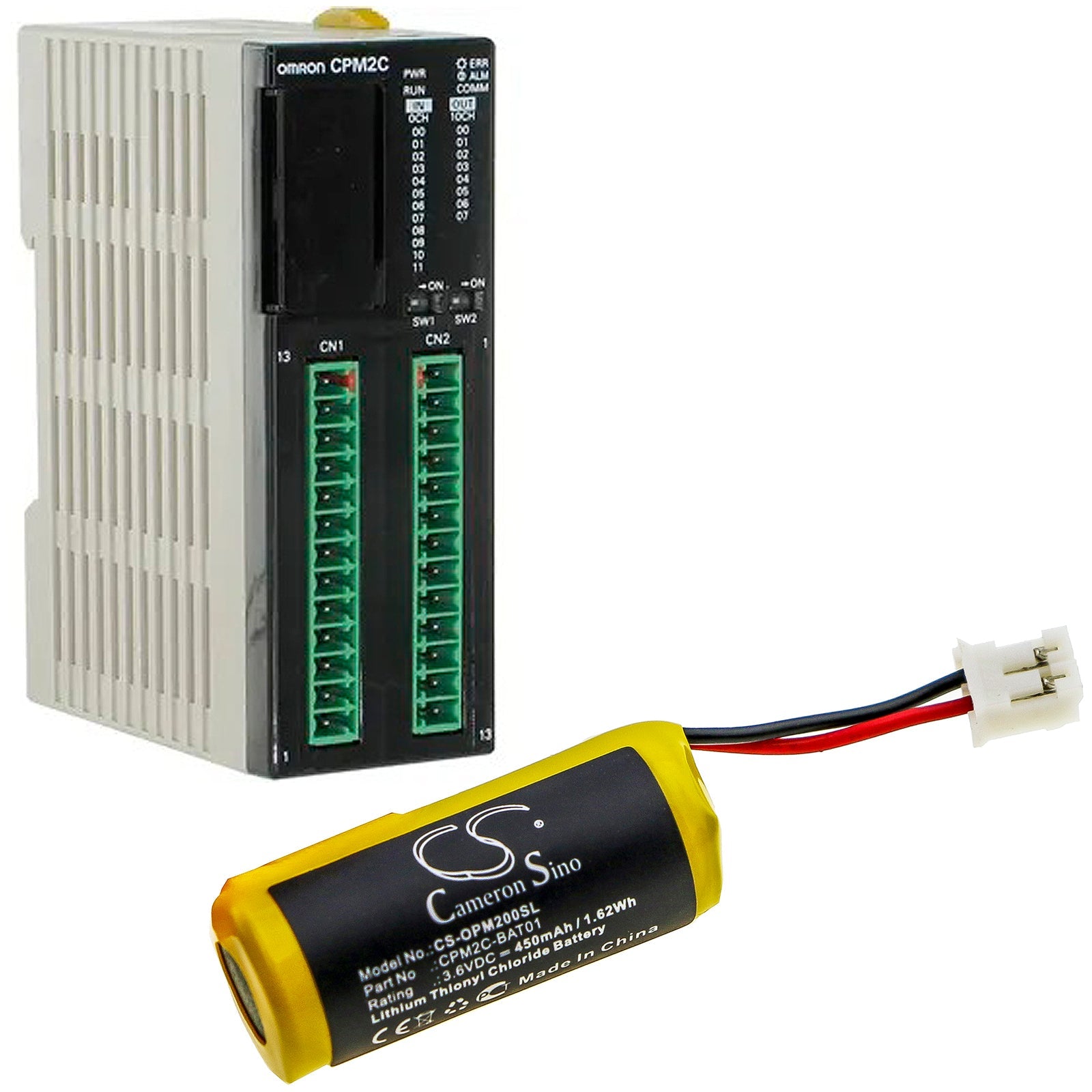 Li-SOCl2 Battery fits Omron, Cpm2c 3.6V, 450mAh PLC Cameron Sino Technology Limited