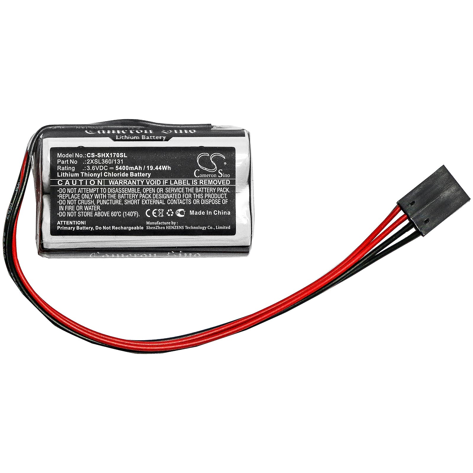 Li-SOCl2 Battery fits Schneider, Tsx17 3.6V, 5400mAh Equipment & Survey & Test Cameron Sino Technology Limited