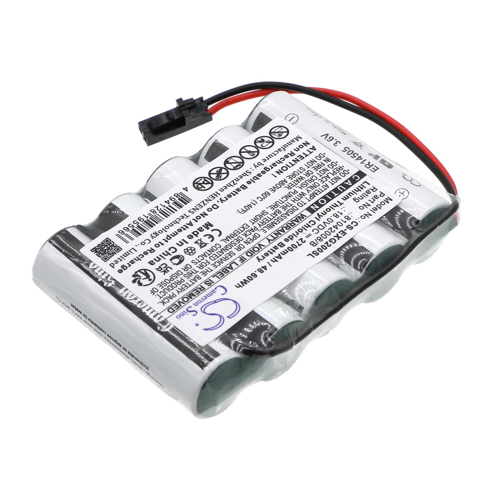 Li-SOCl2, Equipment, Survey, Test Battery fits Exogen 2000+ Bone Healing System, 18.0V, 2700mAh Equipment, Survey, Test Cameron Sino Technology Limited