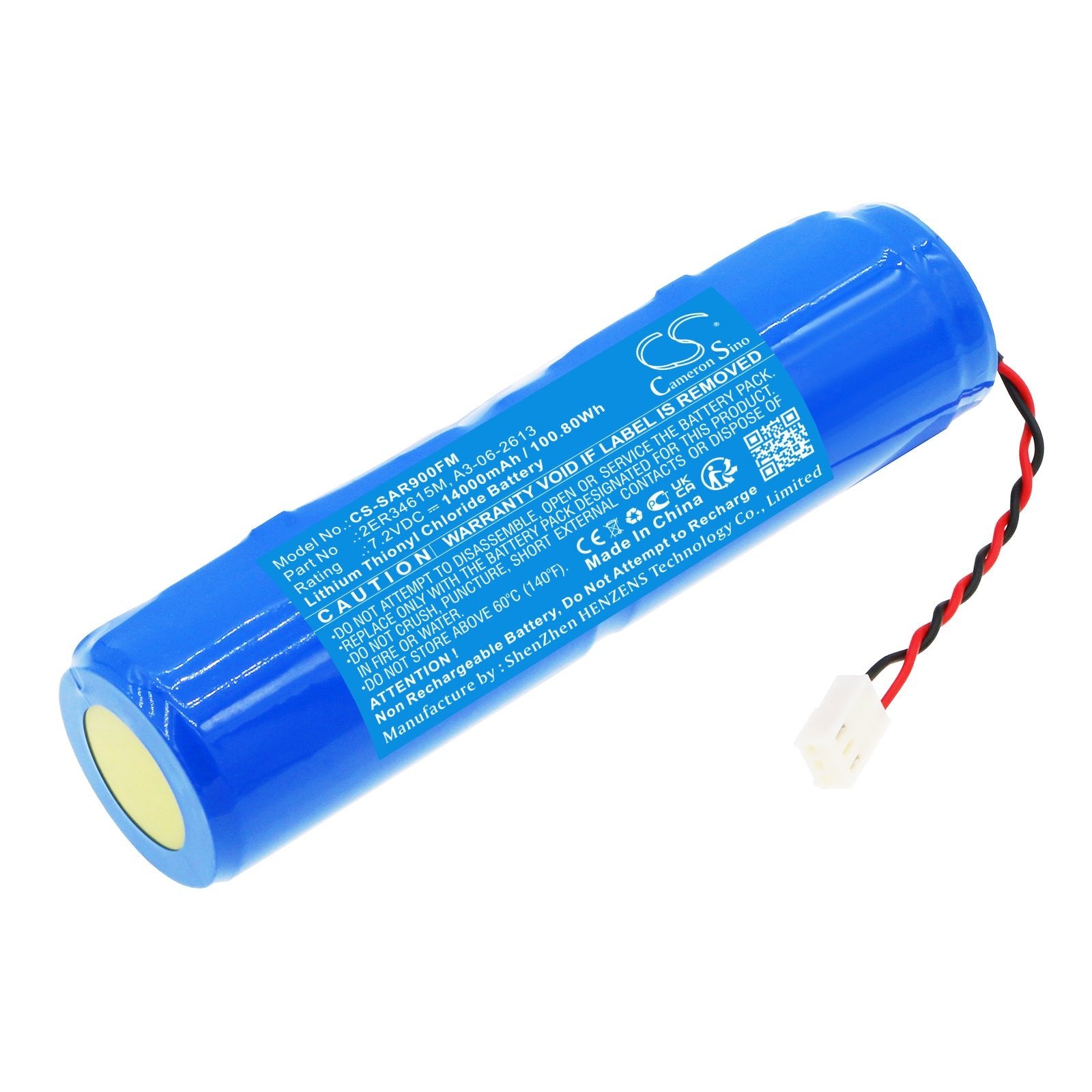 Li-SOCl2, Marine Safety & Flotation Devices Battery fits Radio Beacon Crt100, Esr06, 7.2V, 14000mAh Marine Safety & Flotation Devices Cameron Sino Technology Limited
