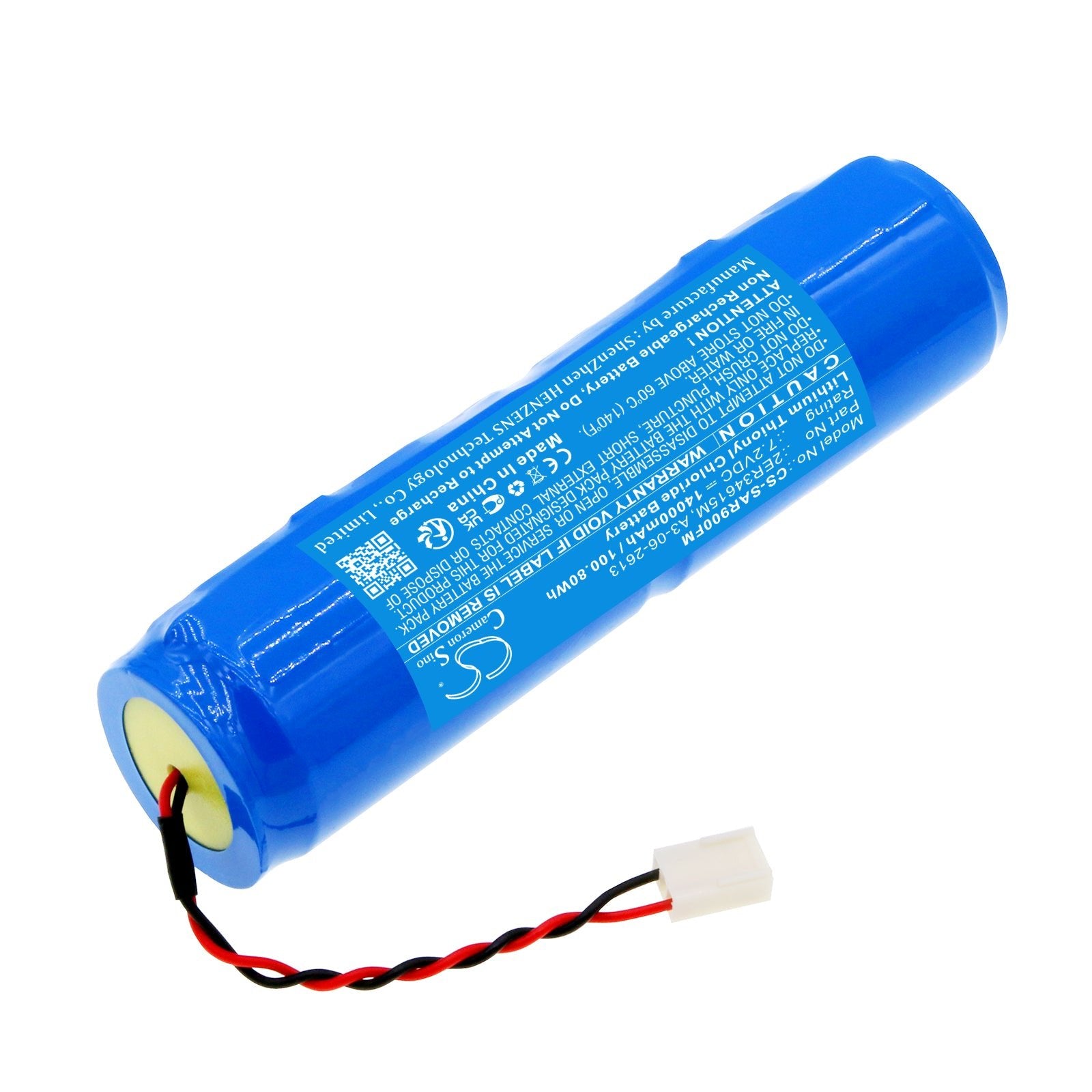 Li-SOCl2, Marine Safety & Flotation Devices Battery fits Radio Beacon Crt100, Esr06, 7.2V, 14000mAh Marine Safety & Flotation Devices Cameron Sino Technology Limited