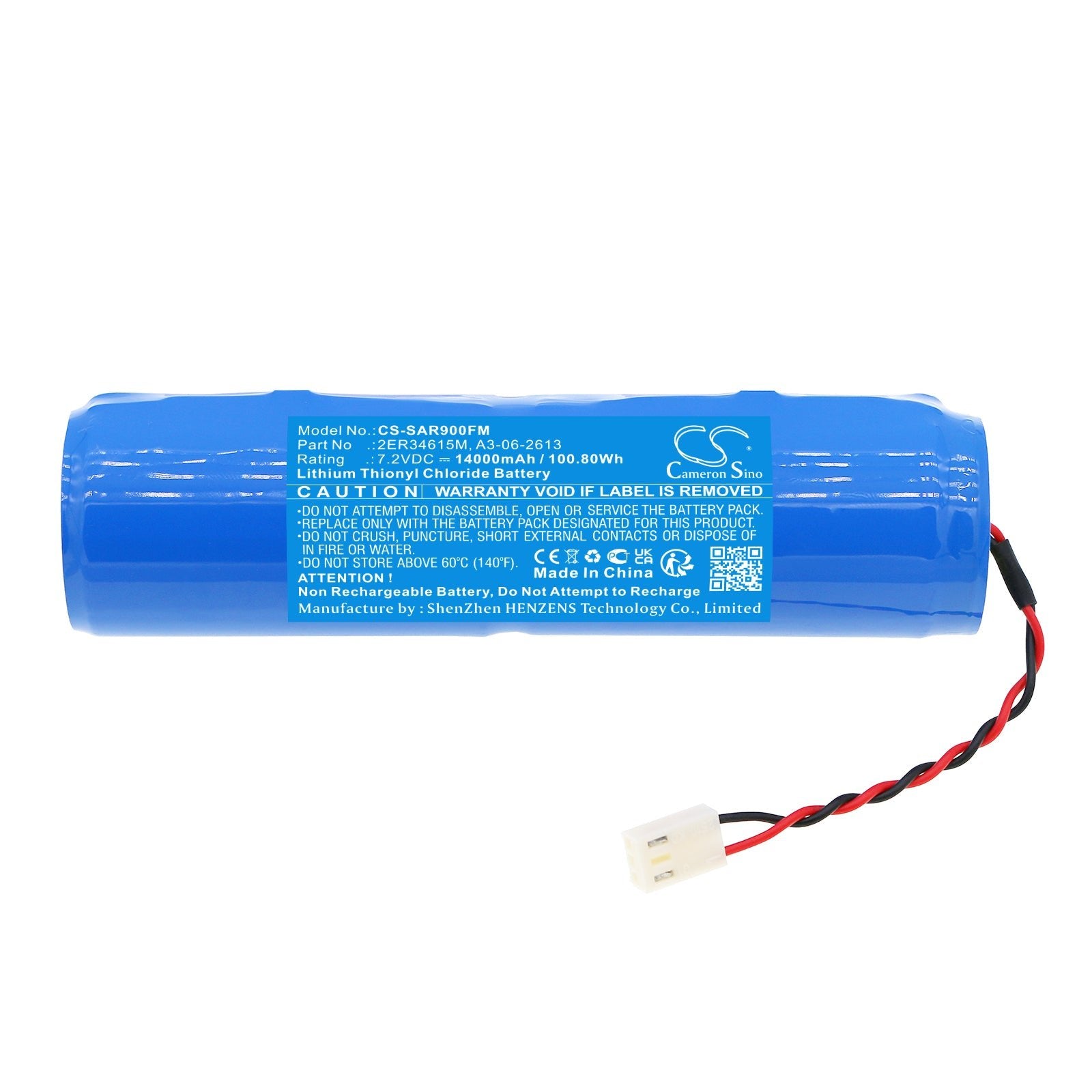 Li-SOCl2, Marine Safety & Flotation Devices Battery fits Radio Beacon Crt100, Esr06, 7.2V, 14000mAh Marine Safety & Flotation Devices Cameron Sino Technology Limited