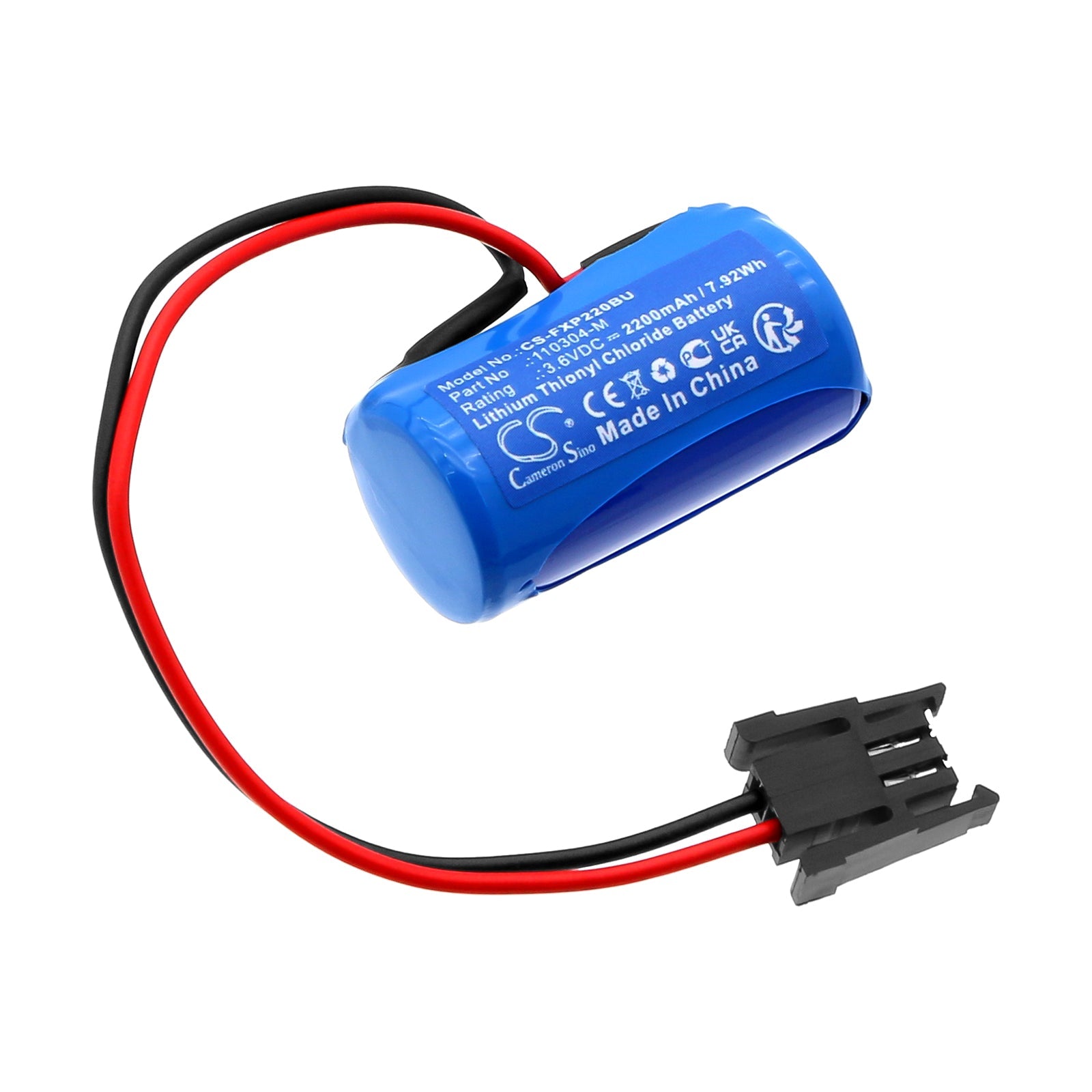 Li-SOCl2, Medical Battery fits Fukuda Ecg Analyzer Fcp2201g Memory, Fcp2101 Memory, 3.6V, 2200mAh Medical Cameron Sino Technology Limited