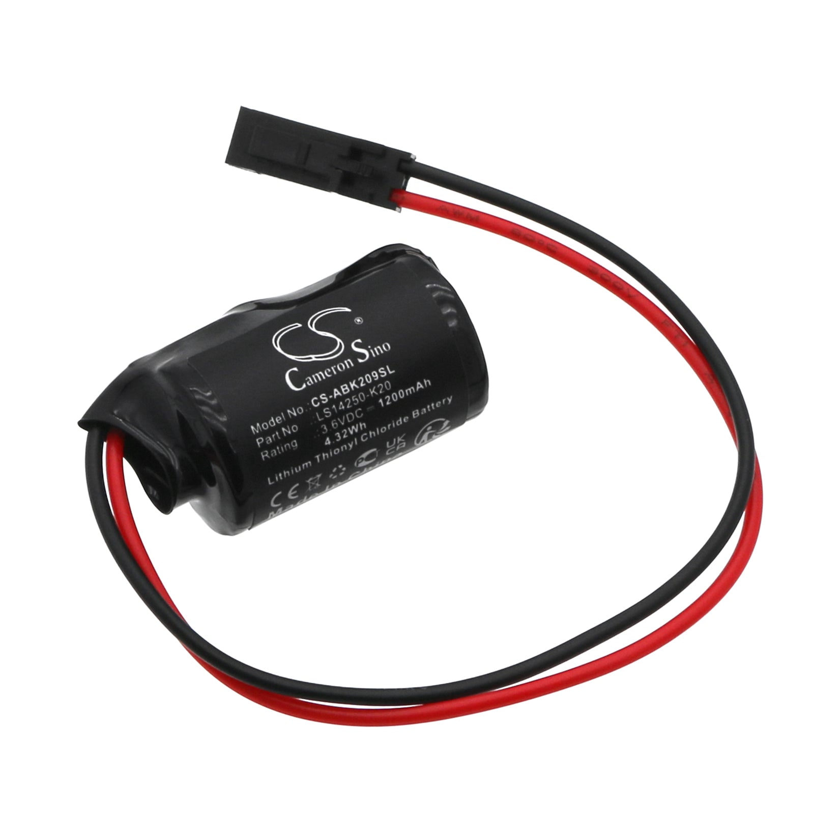 Li-SOCl2, PLC Battery fits Allen Bradley Kinetix 2000, 3.6V, 1200mAh PLC Cameron Sino Technology Limited