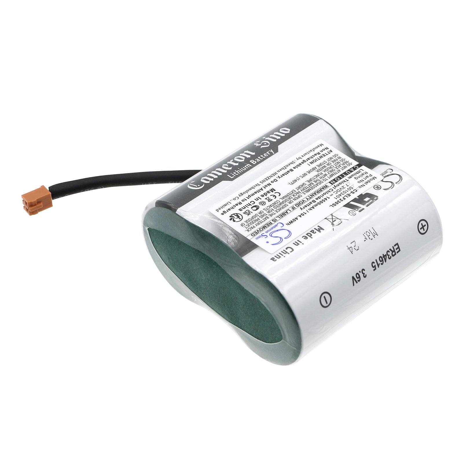 Li-SOCl2, PLC Battery fits Elster Fe230, 7.2V, 14500mAh PLC Cameron Sino Technology Limited
