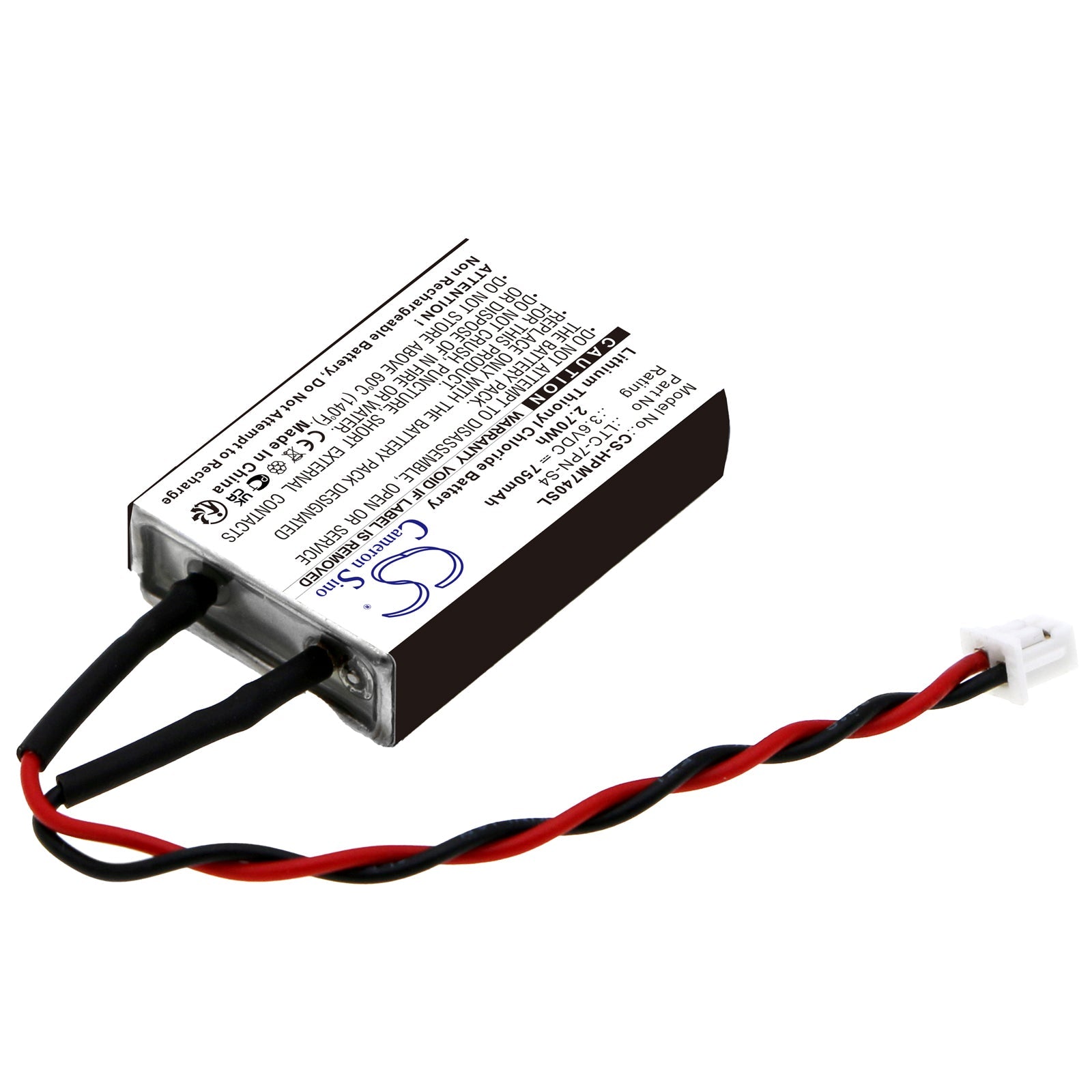 Li-SOCl2, PLC Battery fits Heidelberg Printer Memory, 3.6V, 750mAh PLC Cameron Sino Technology Limited