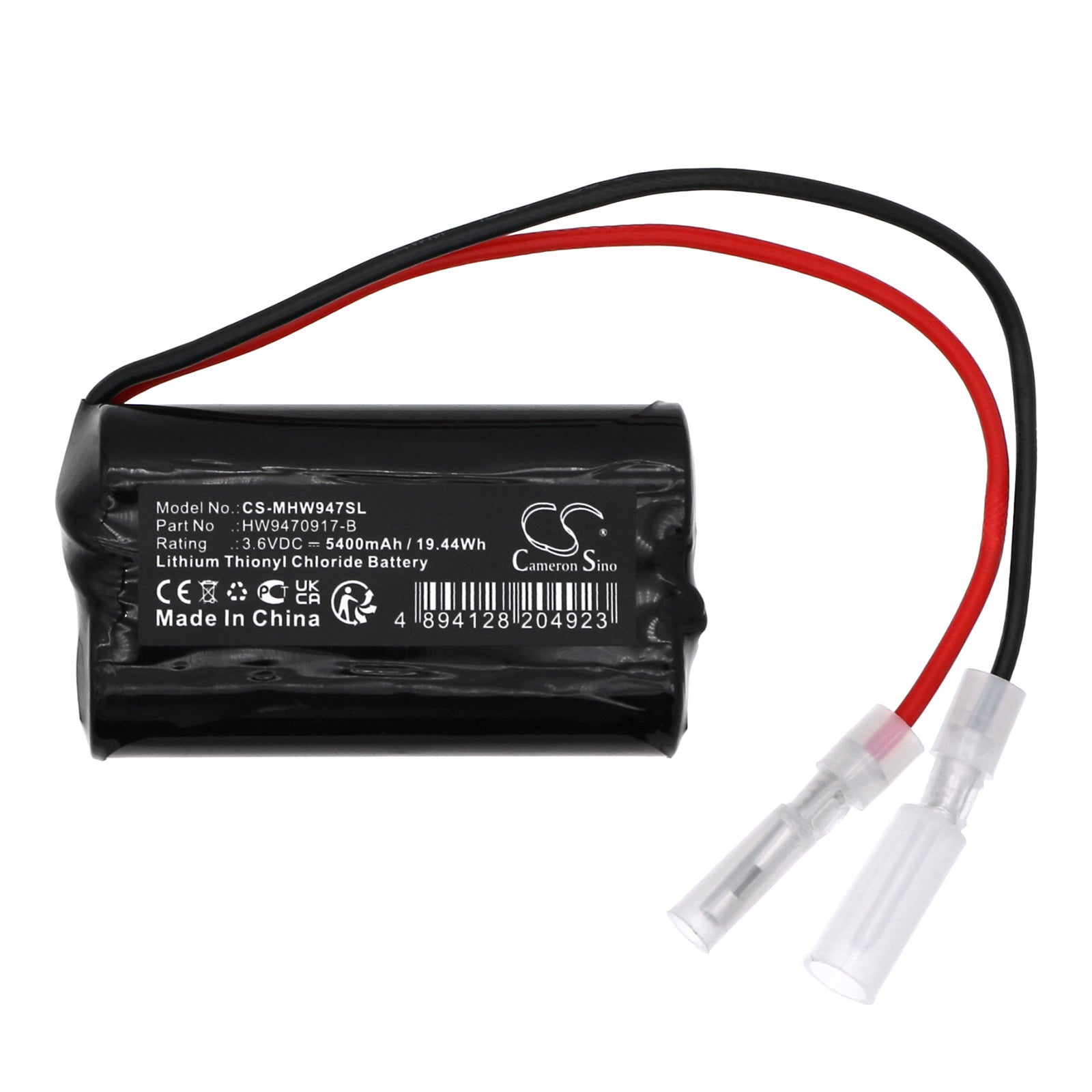 Li-SOCl2, PLC Battery fits Motoman Hw9470917-b, 3.6V, 5400mAh PLC Cameron Sino Technology Limited