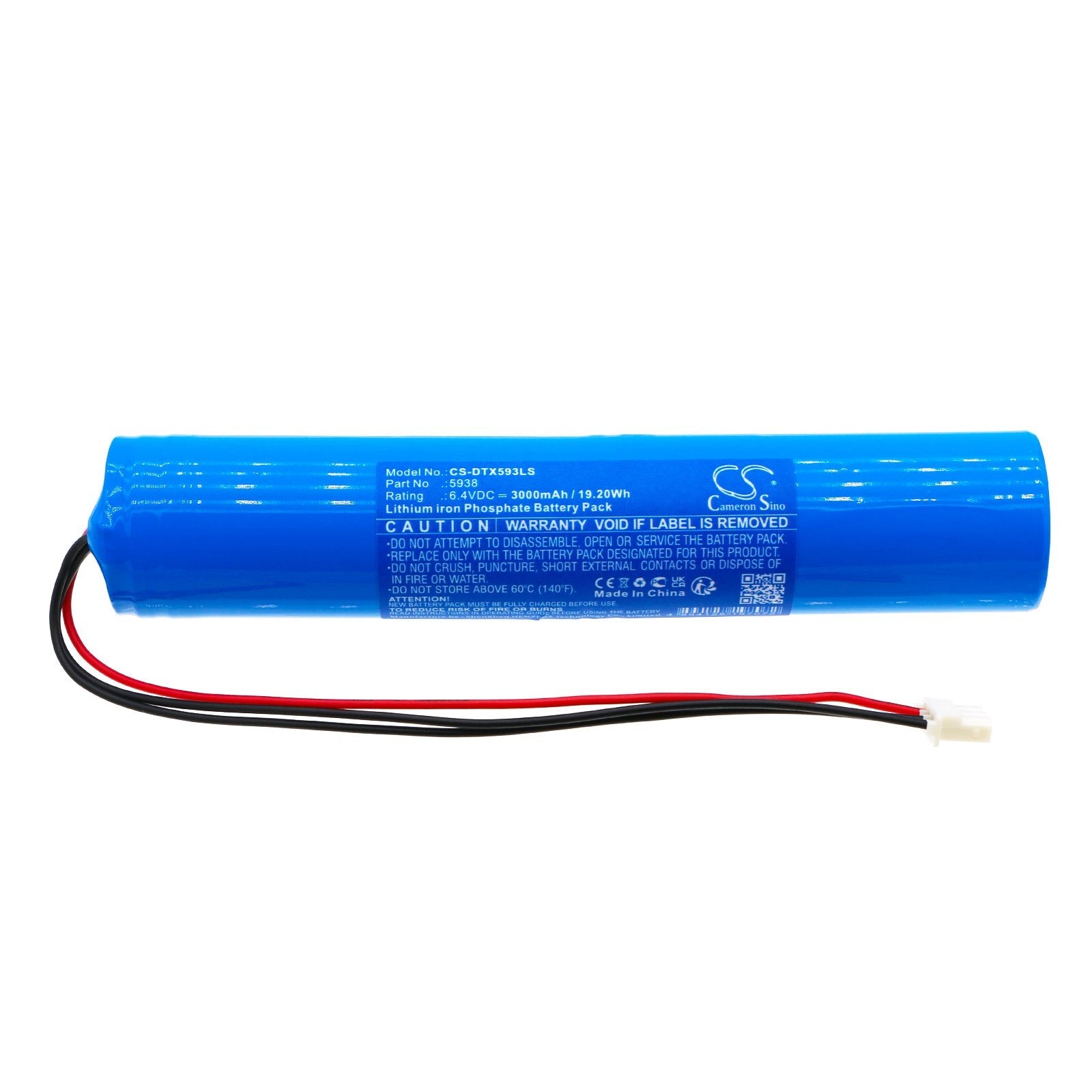 LiFePO4, Emergency Lighting Battery fits Dotlux 4343 - 2, 5556, 6.4V, 3000mAh - Batterybuyer.ca