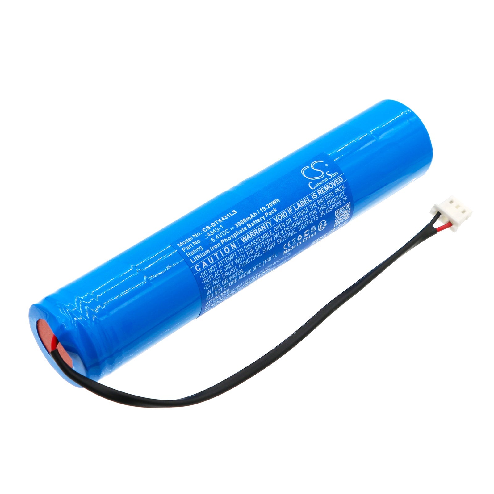 LiFePO4, Emergency Lighting Battery fits Dotlux Notstrom Akku - kit, 6.4V, 3000mAh - Batterybuyer.ca