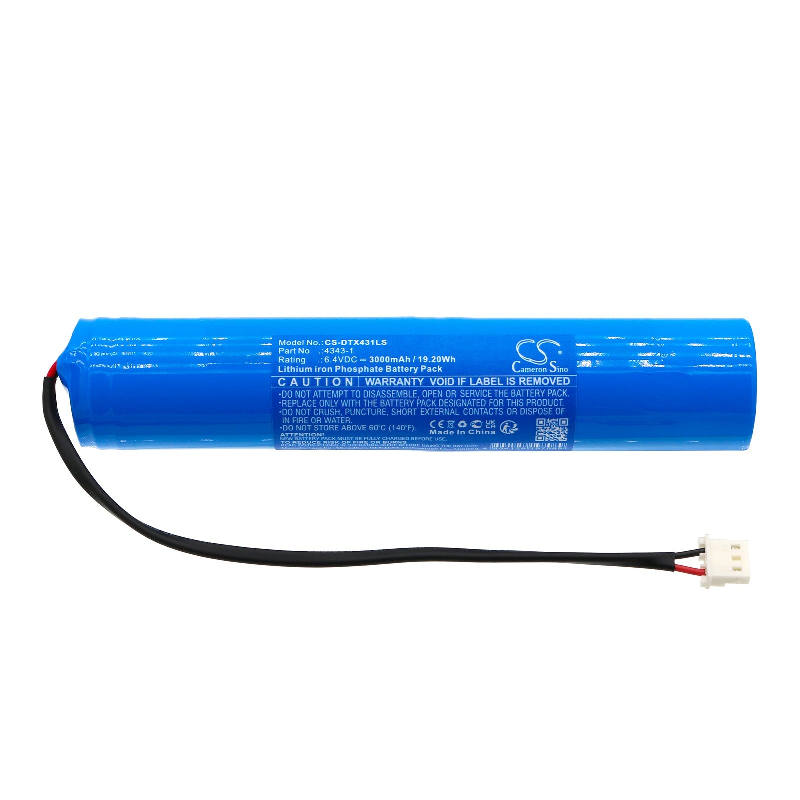 LiFePO4, Emergency Lighting Battery fits Dotlux Notstrom Akku - kit, 6.4V, 3000mAh - Batterybuyer.ca