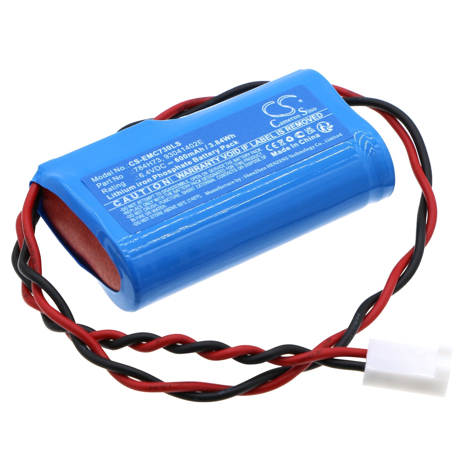 LiFePO4, Emergency Lighting Battery fits Dual-lite Evcugw, Evcugwdi, 6.4V, 600mAh Emergency Lighting Cameron Sino Technology Limited
