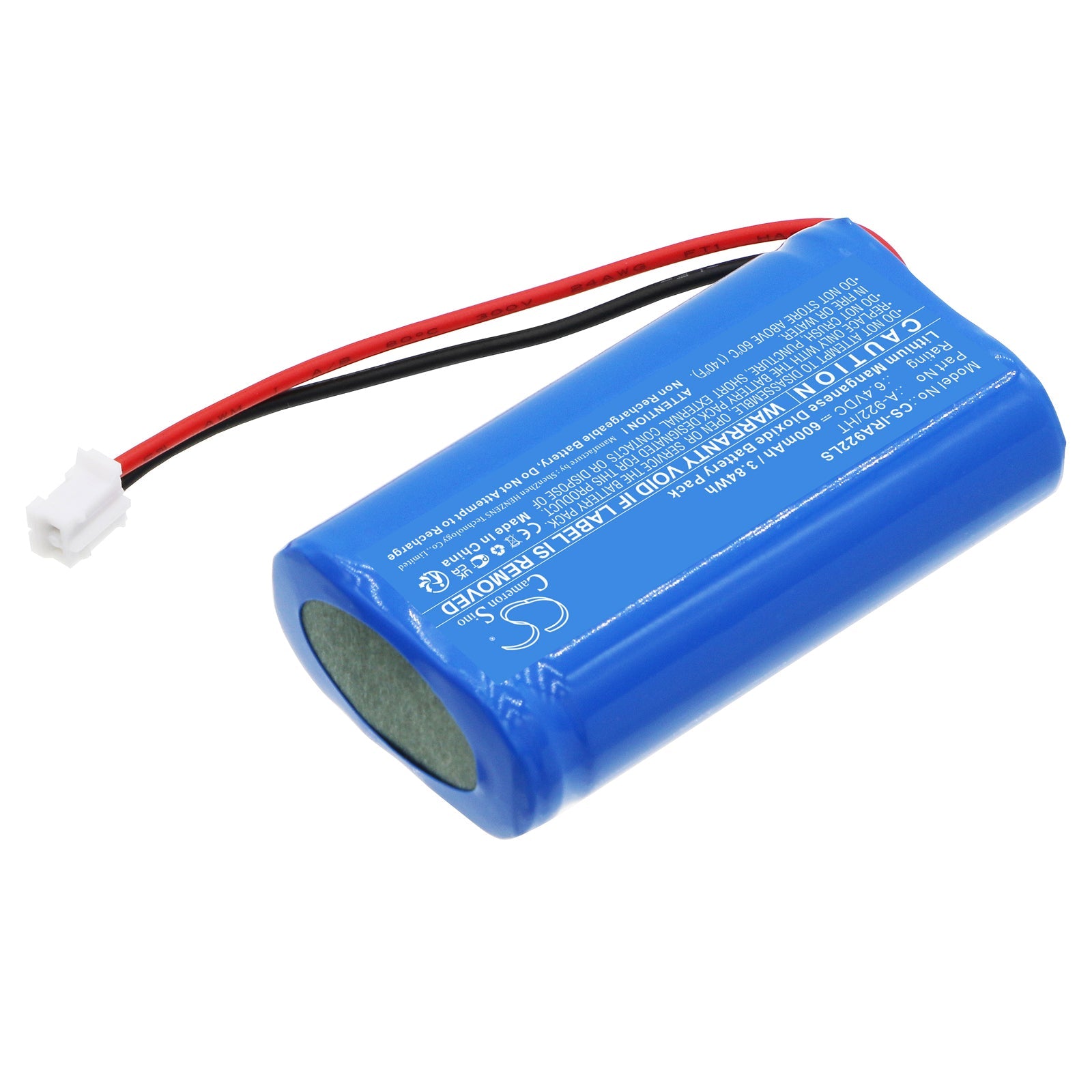 LiFePO4, Emergency Lighting Battery fits Iron Lux E73 417 12, 6.4V, 600mAh Emergency Lighting Cameron Sino Technology Limited
