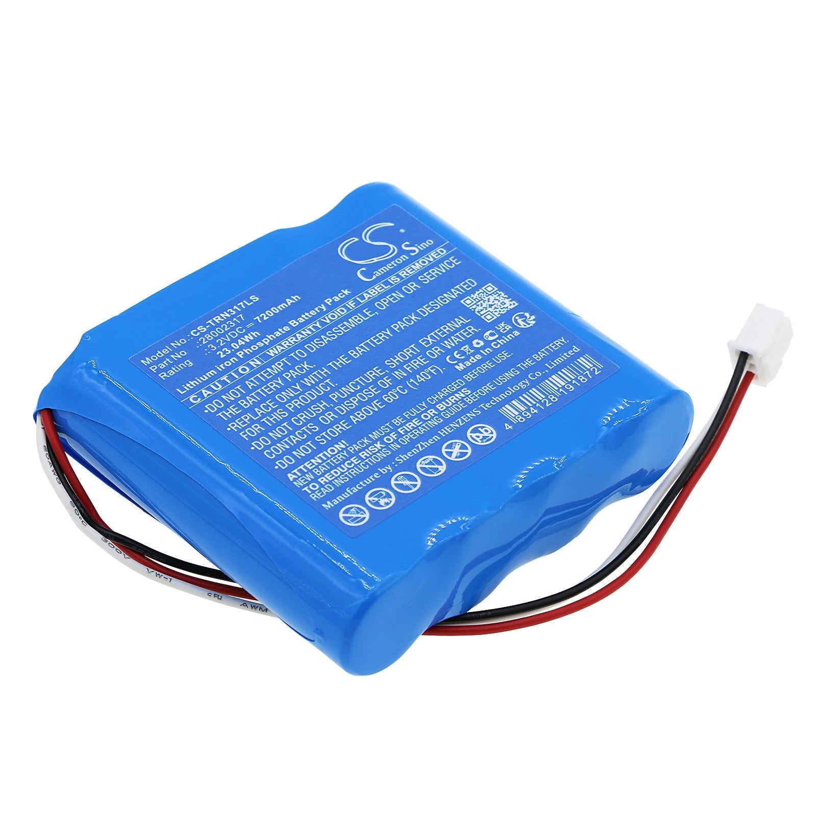 LiFePO4, Emergency Lighting Battery fits Tridonic 28002317, 3.2V, 7200mAh Emergency Lighting Cameron Sino Technology Limited