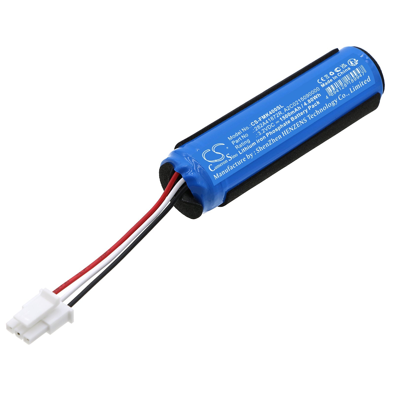 LiFePO4, Emergency Supply Battery fits Renault Clio 2021, Toyota Rav4 2021 Xa50 A25afxs 8674042, 3.2V, 1500mAh Emergency Supply Cameron Sino Technology Limited