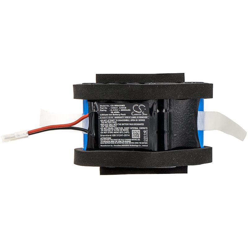 LiFePO4 medical battery Fits Welch-allyn, 4200b-e1, 420tb-e1 6.4v, 6000mah Medical Cameron Sino Technology Limited