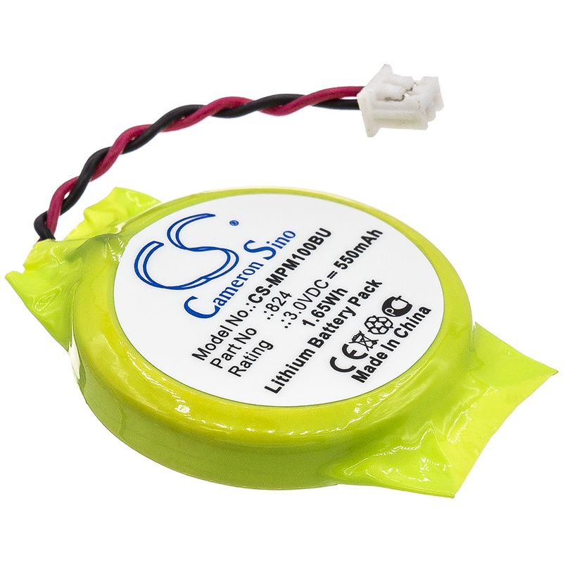 Lithium Battery fits Motorola, Mpm100, Mpm-100 3.0V, 550mAh CMOS / BackUp Cameron Sino Technology Limited