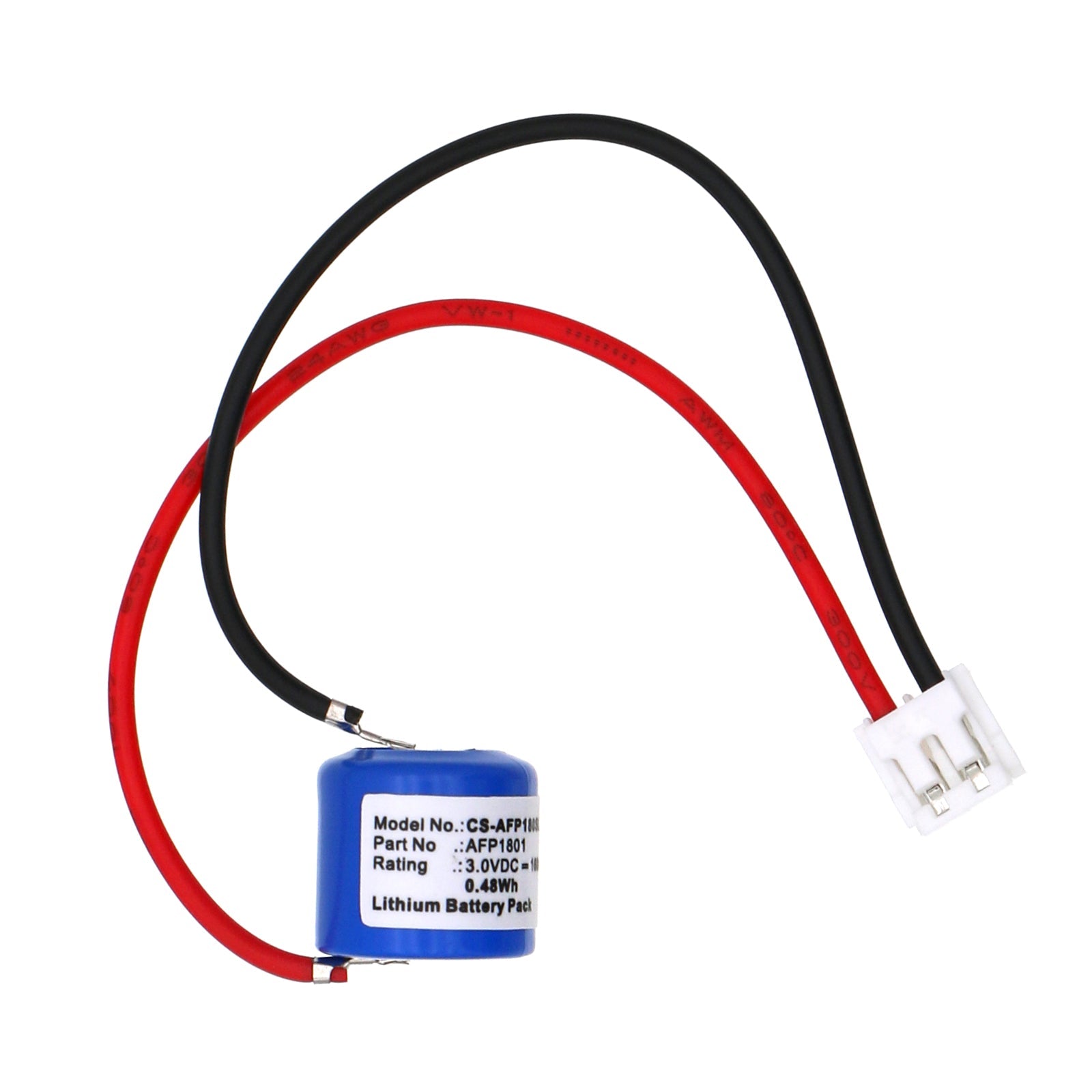 Lithium, PLC Battery fits Panasonic Fp1-c24, Fp1-c40, 3.0V, 160mAh PLC Cameron Sino Technology Limited