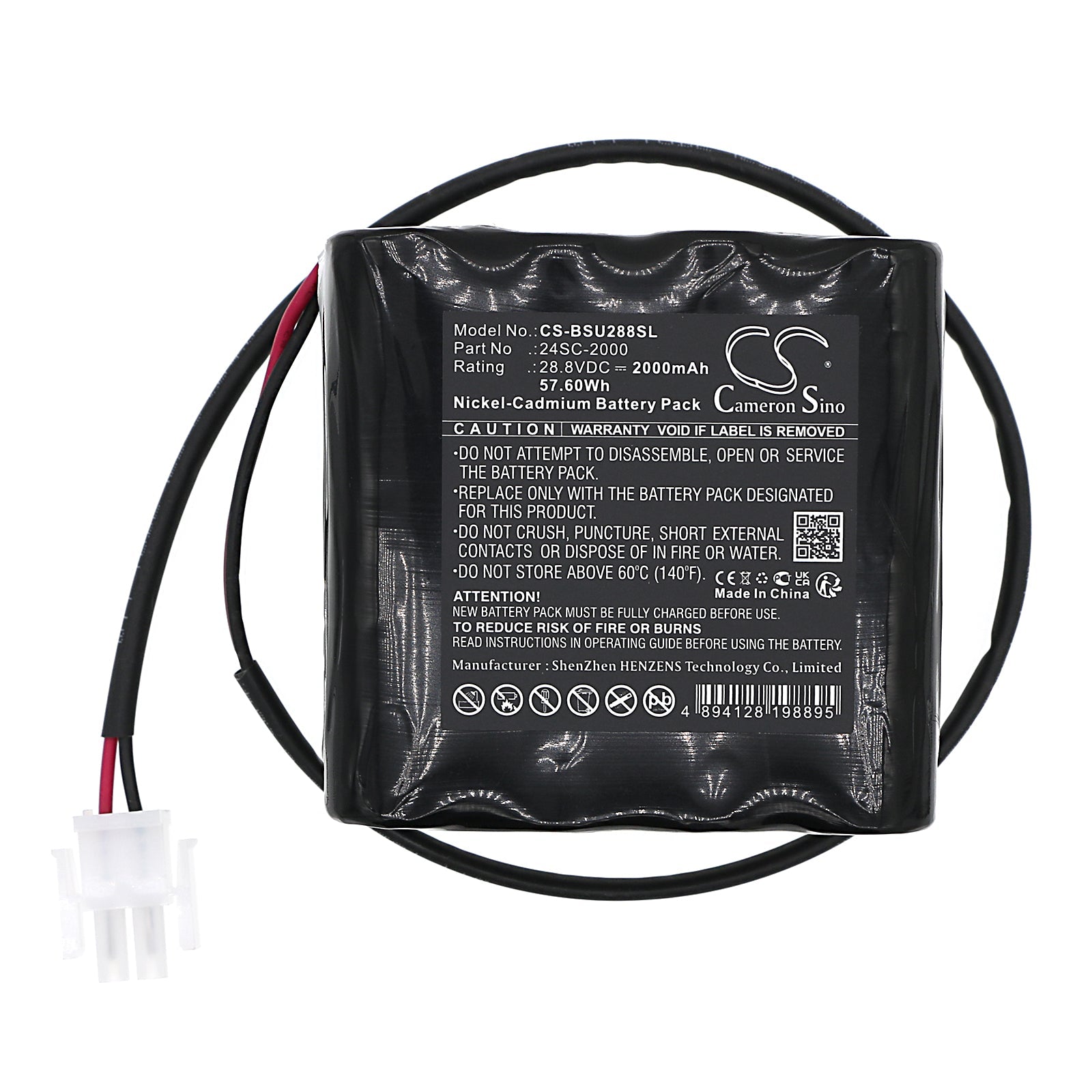 Ni - CD, Automatic Doors Battery fits Besam Uniturn, 28.8V, 2000mAh - Batterybuyer.ca